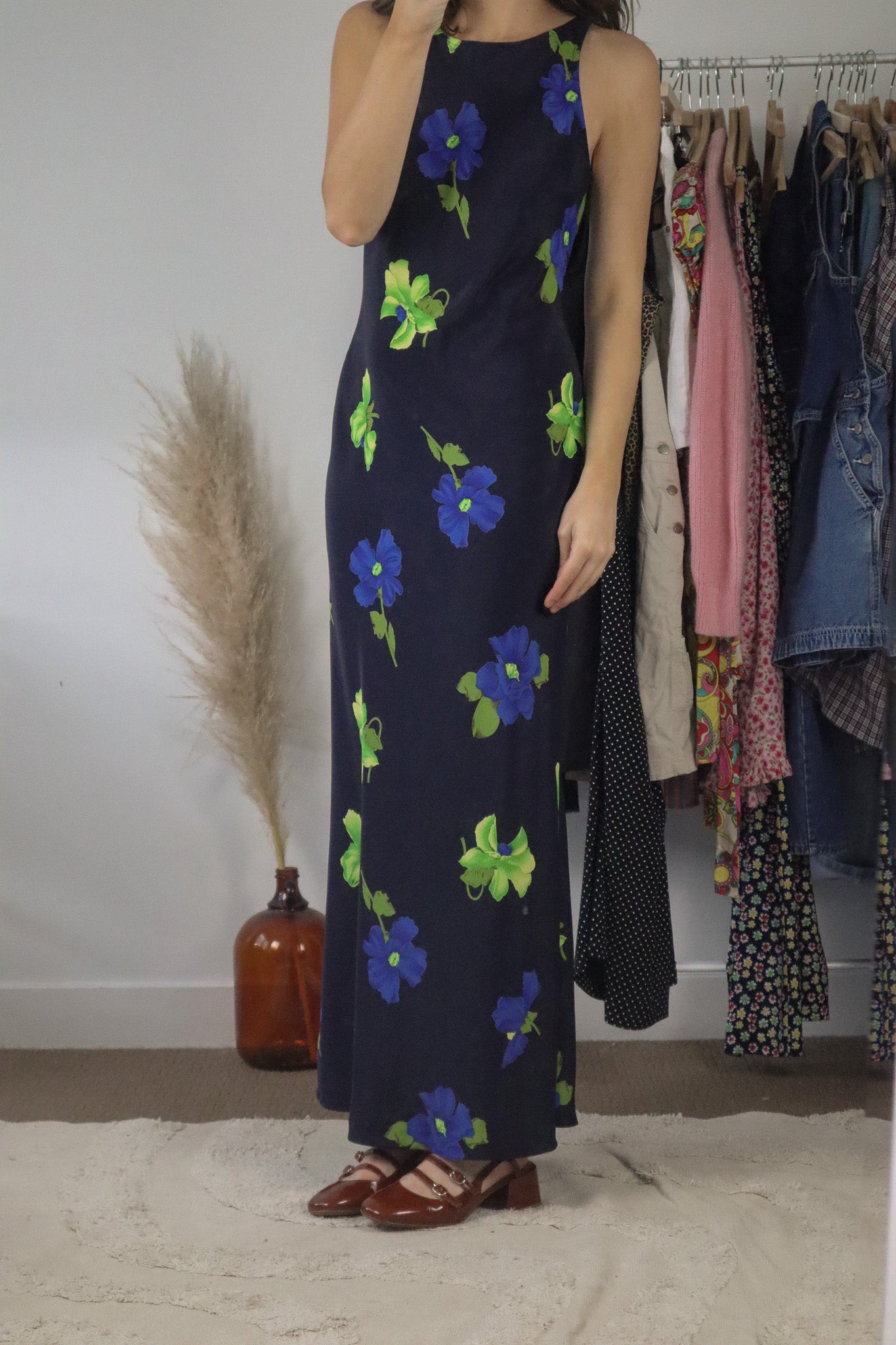 Vintage x Floral Maxi Dress (4/6)
