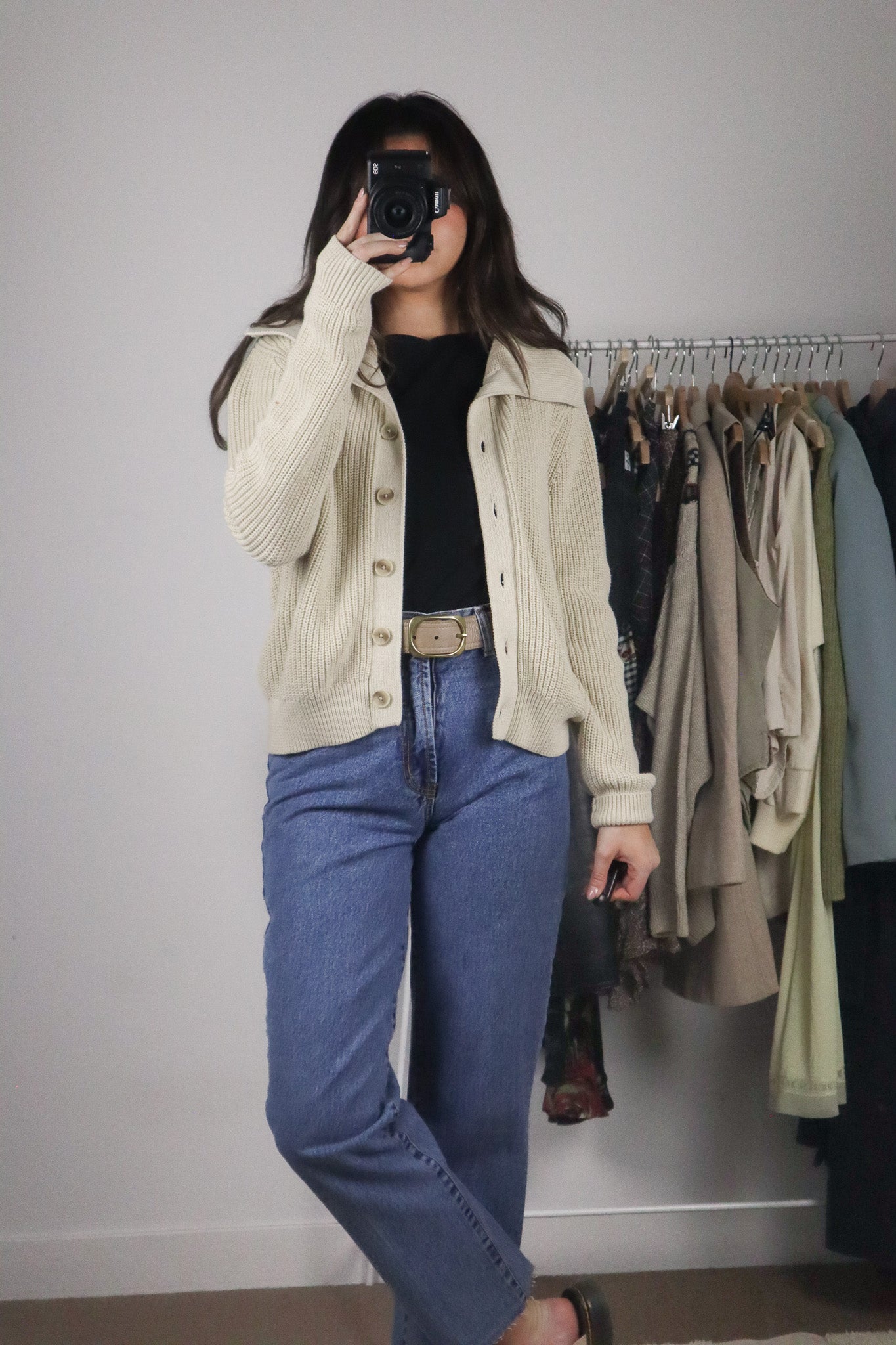 Modern x Collared Cardigan (S)