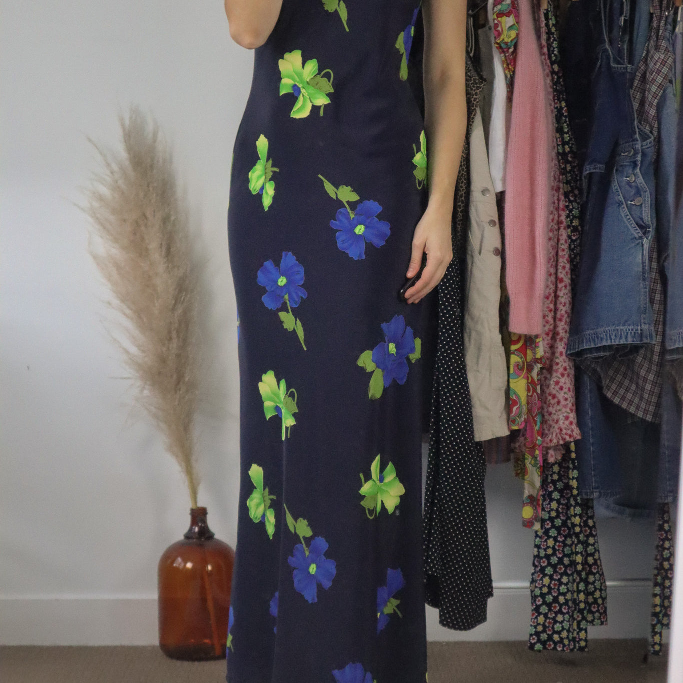 Vintage x Floral Maxi Dress (4/6)