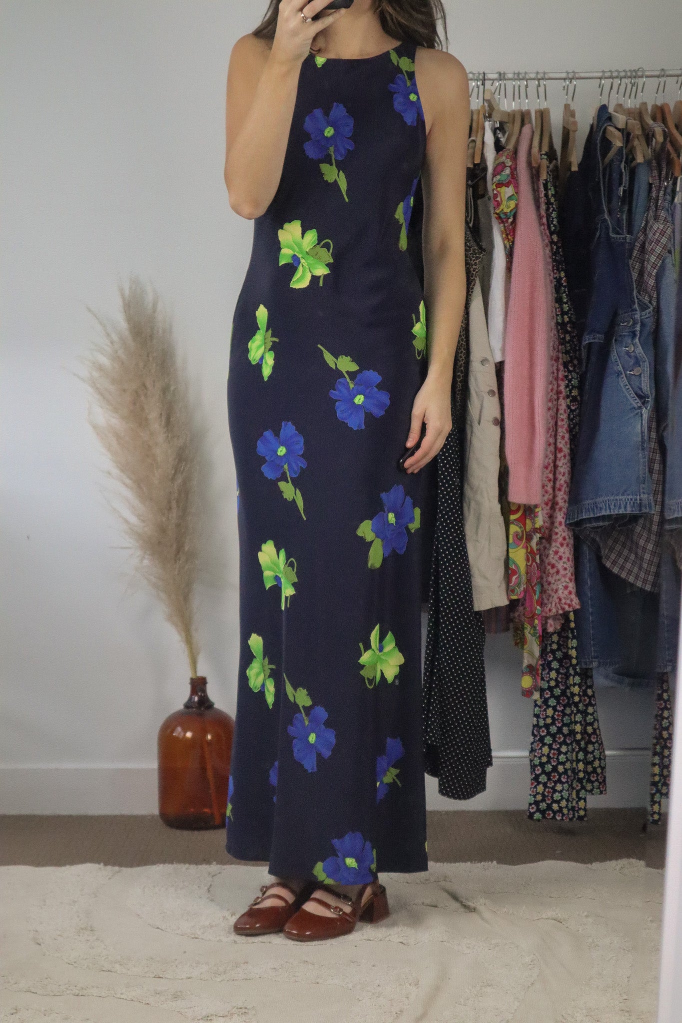 Vintage x Floral Maxi Dress (4/6)