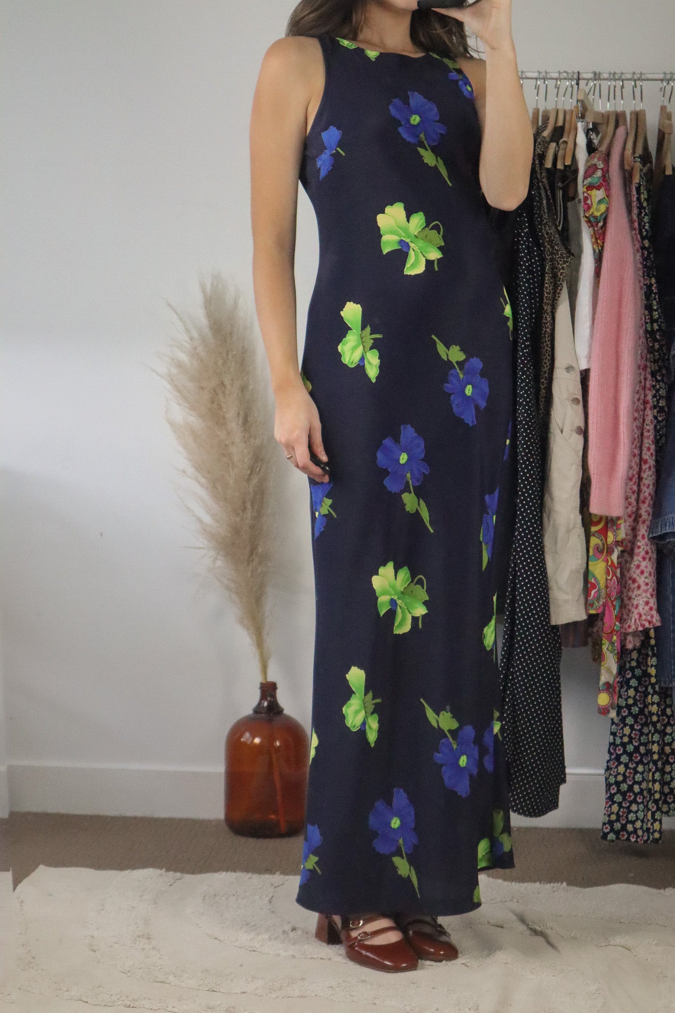 Vintage x Floral Maxi Dress (4/6)