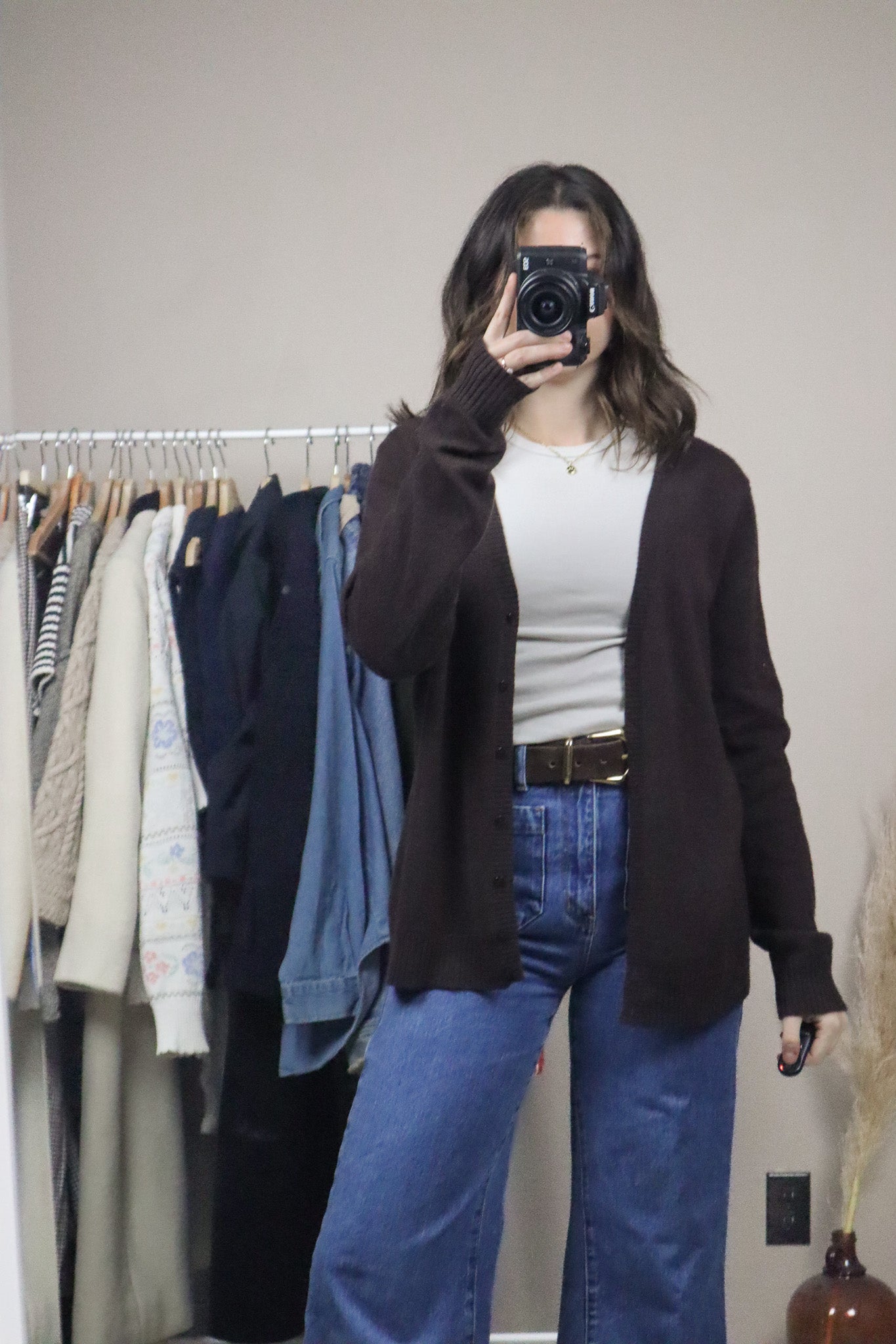 Vintage x Cashmere Cardigan (M)