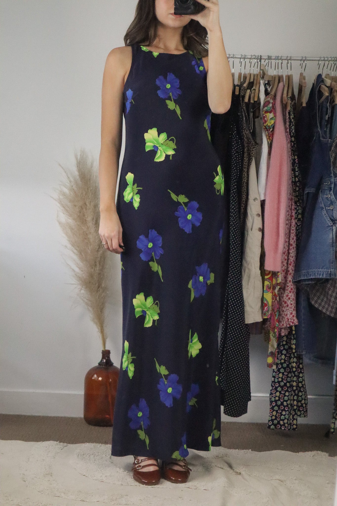 Vintage x Floral Maxi Dress (4/6)