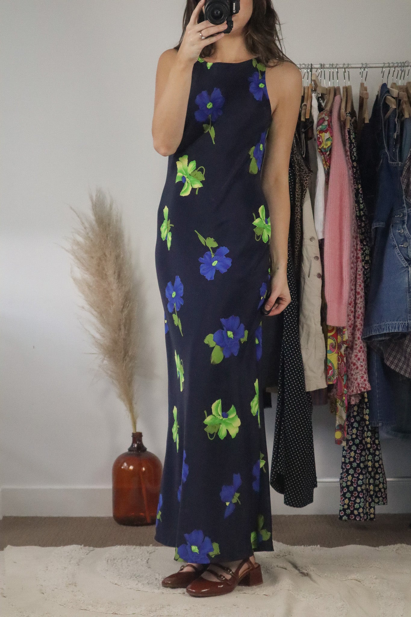 Vintage x Floral Maxi Dress (4/6)