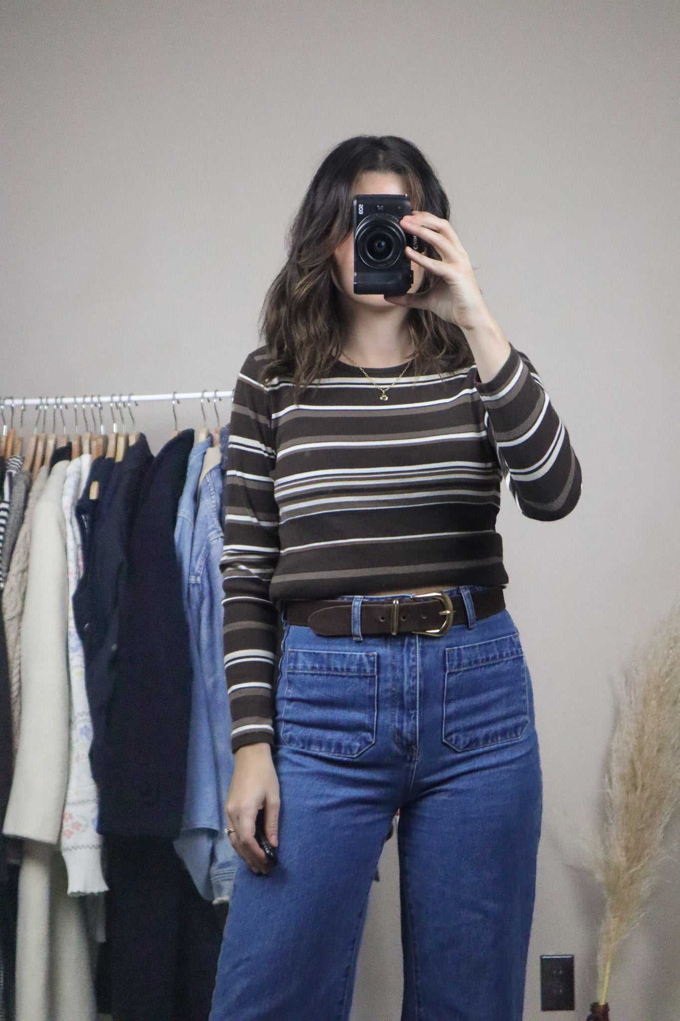 Vintage x Striped Top (S/M)