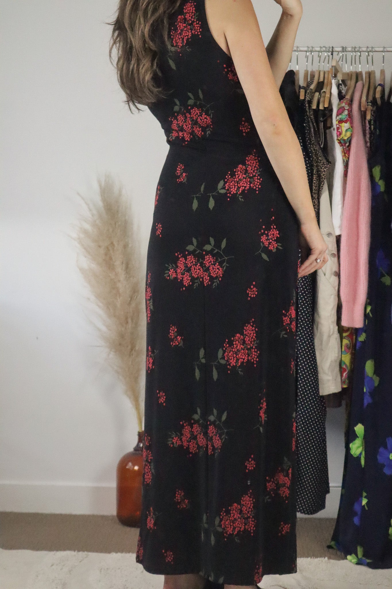 Made in USA x Vintage x Floral Maxi Dress (8/10)