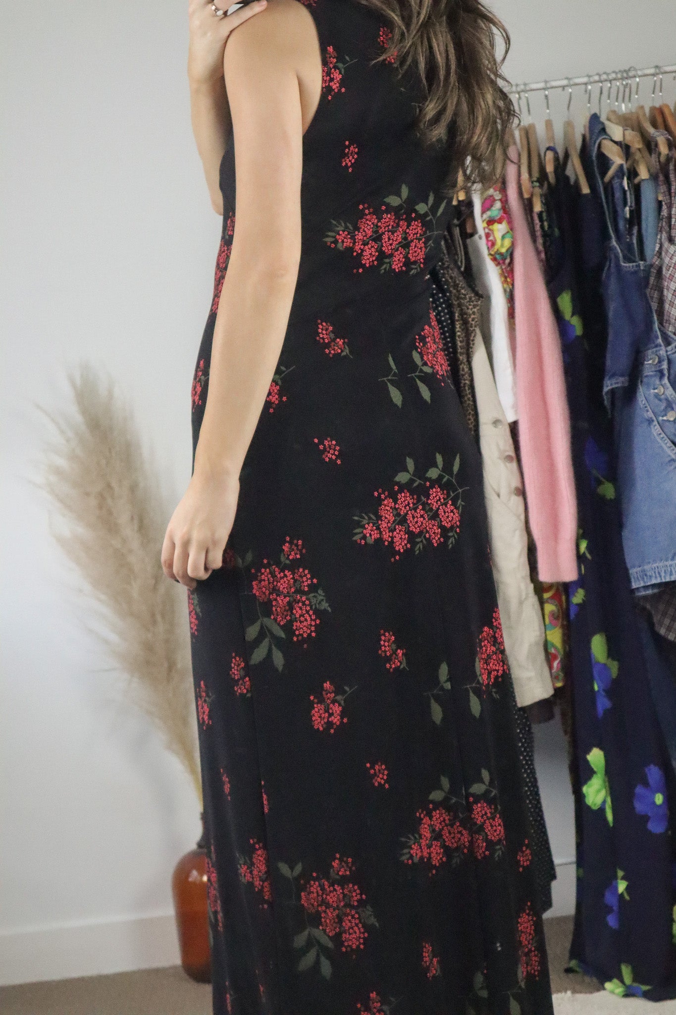 Made in USA x Vintage x Floral Maxi Dress (8/10)