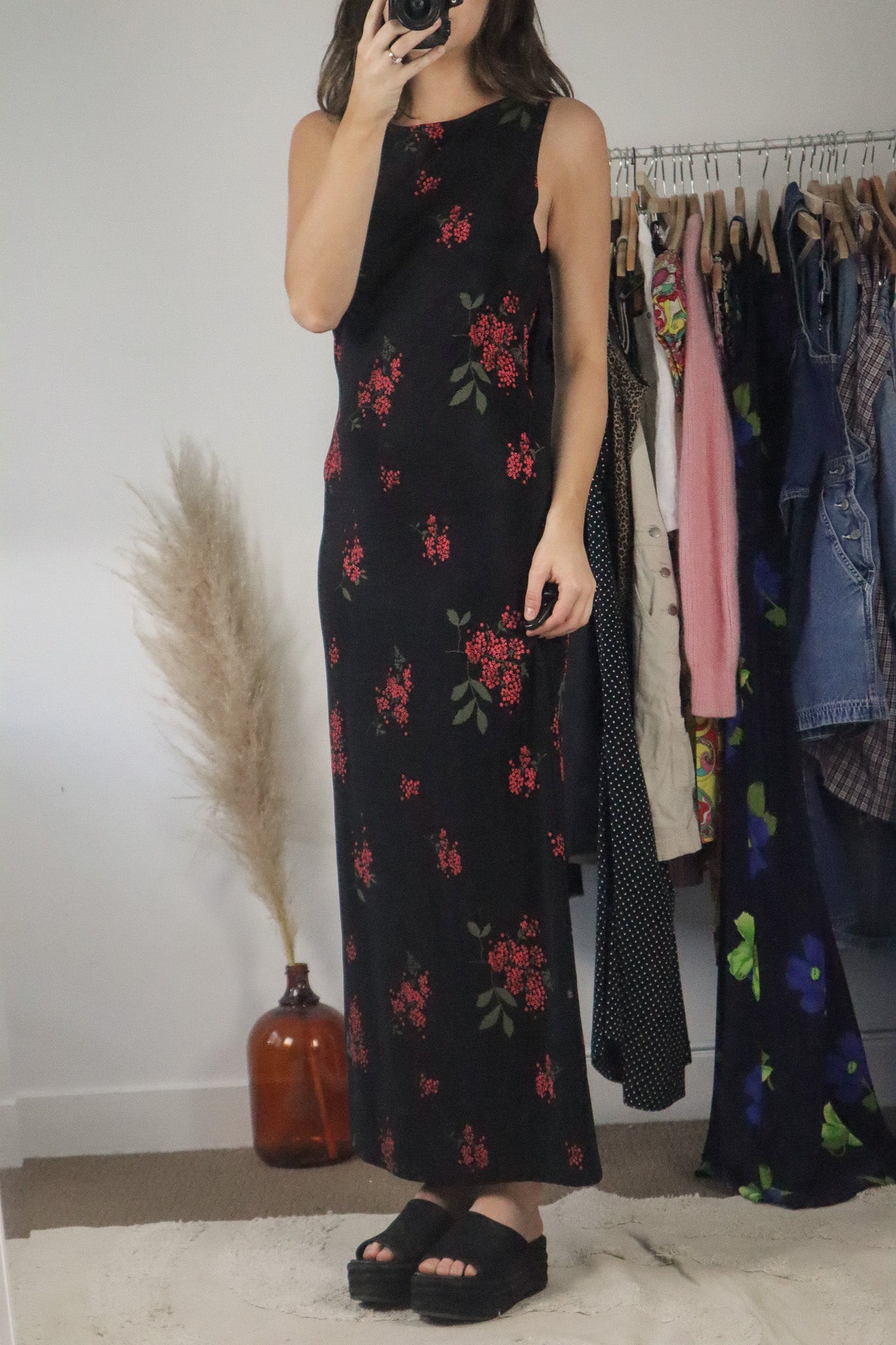 Made in USA x Vintage x Floral Maxi Dress (8/10)