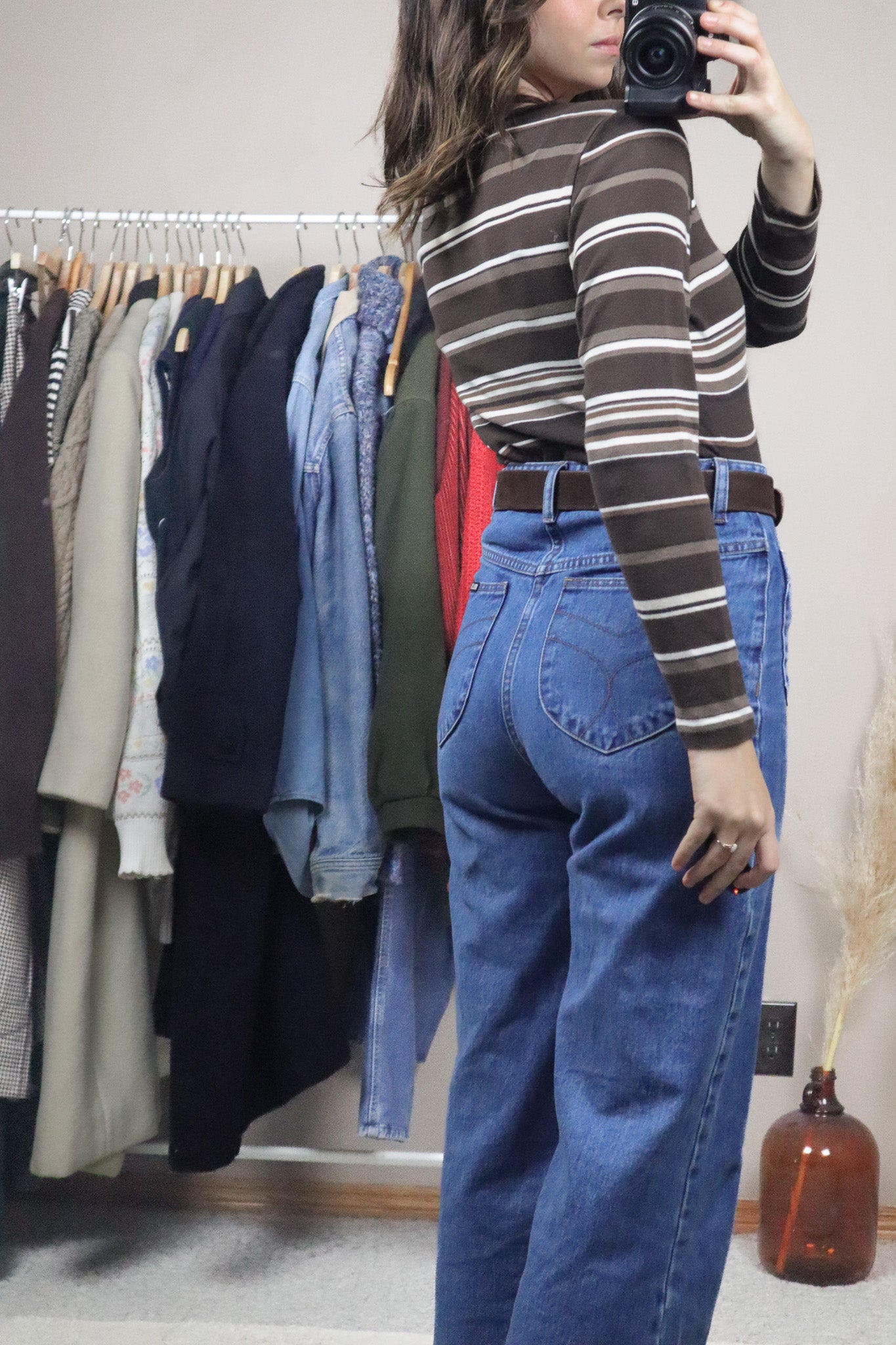 Vintage x Striped Top (S/M)