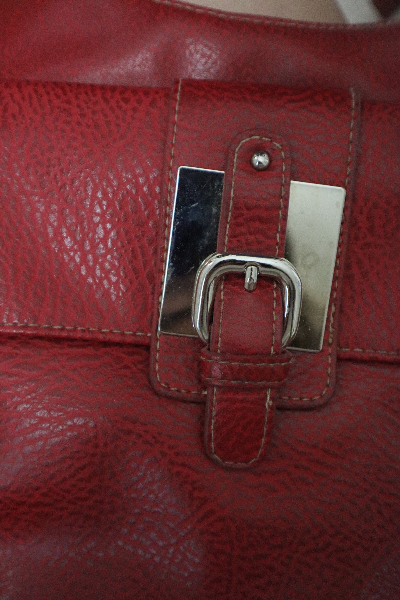 Vintage x Faux Leather Purse