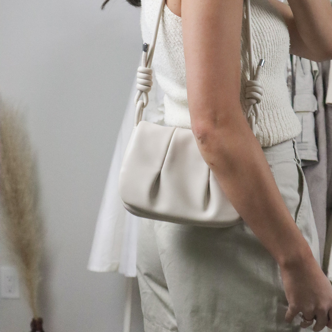 Modern x Faux Leather Purse