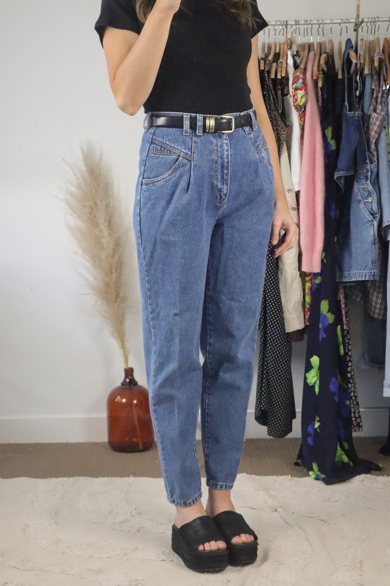 Vintage x Pleaded Jeans (4)