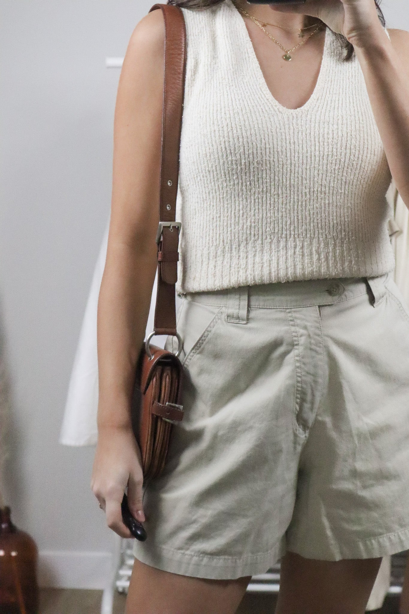 Vintage x Leather Cross-Body