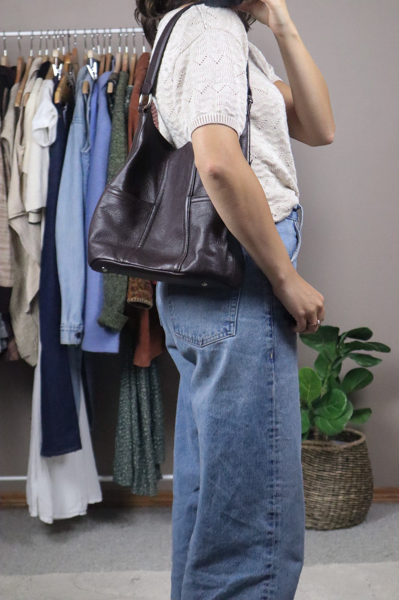Vintage x Leather Purse