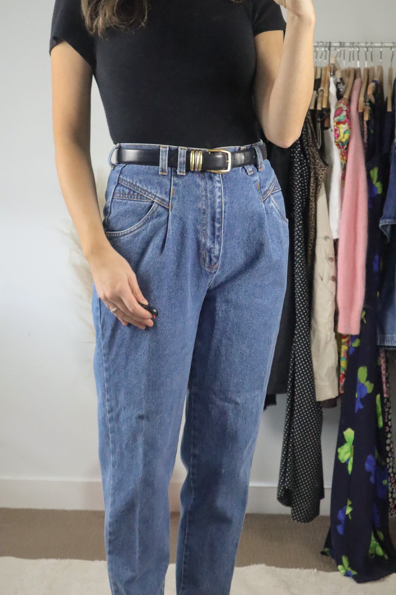 Vintage x Leather Belt (S)