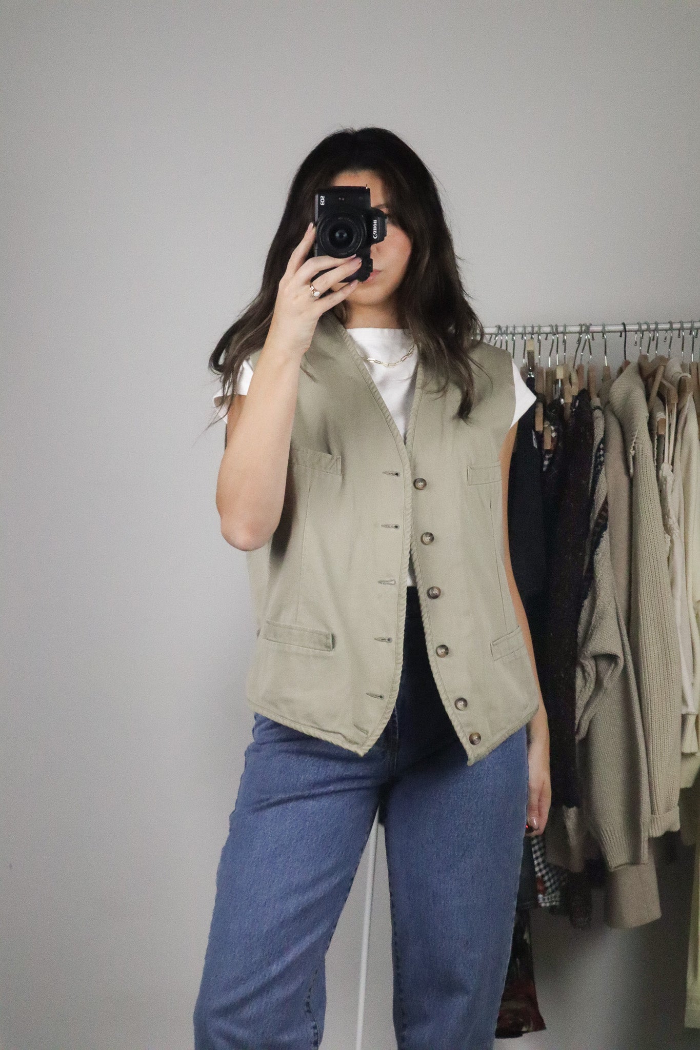 Vintage x Waist Coat (M/L)