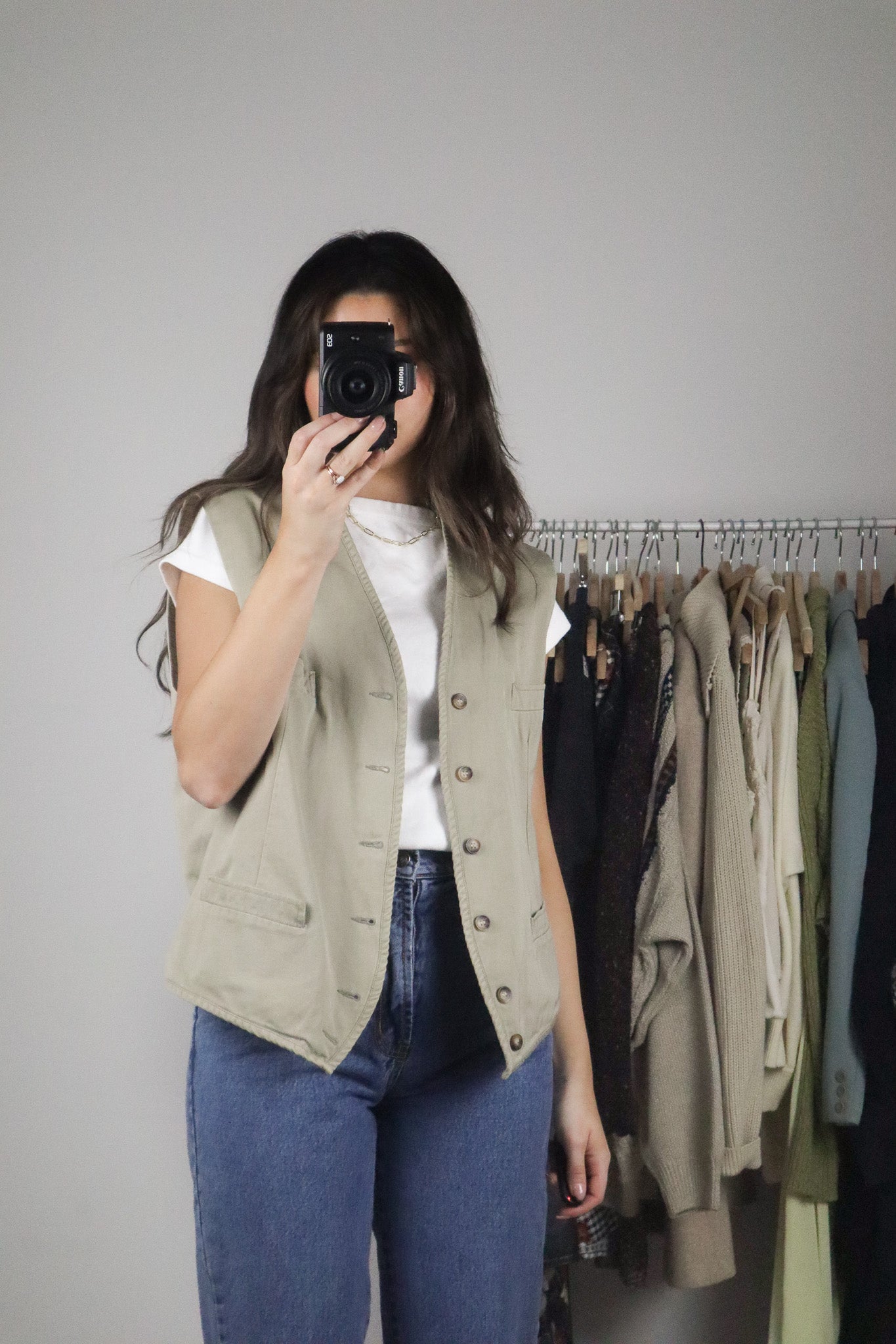 Vintage x Waist Coat (M/L)
