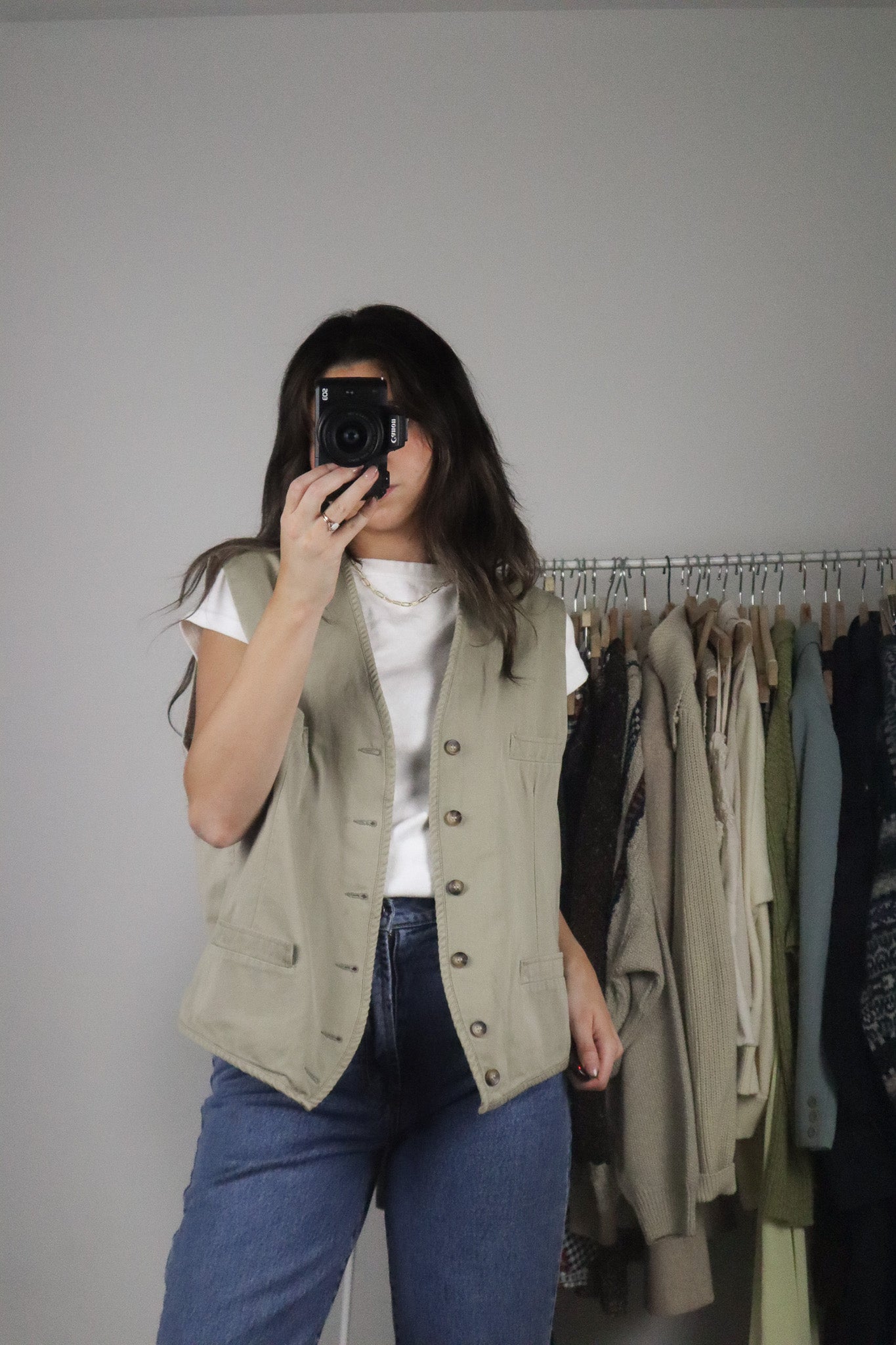 Vintage x Waist Coat (M/L)