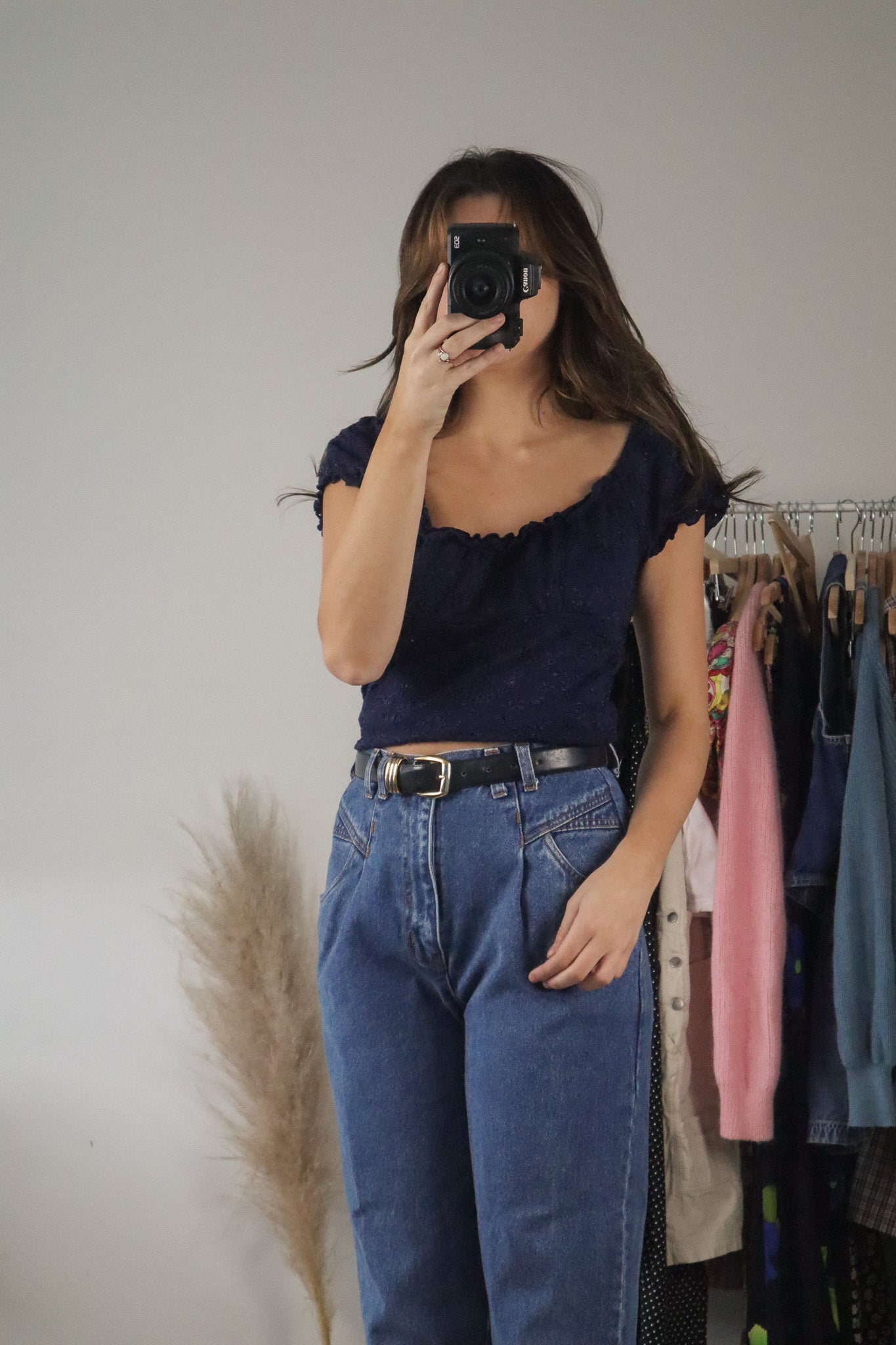 Vintage x Eyelet Blouse (M)