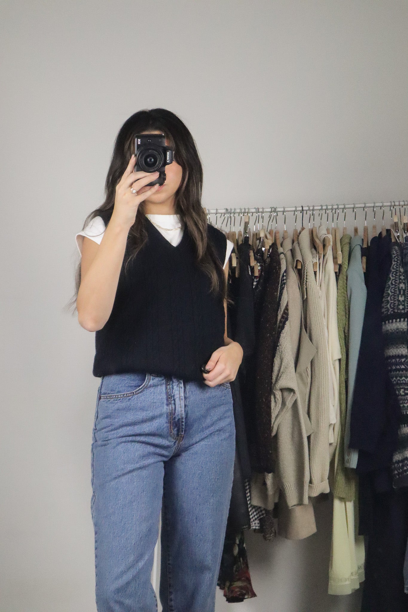 Vintage x Wool Sweater Vest (S)