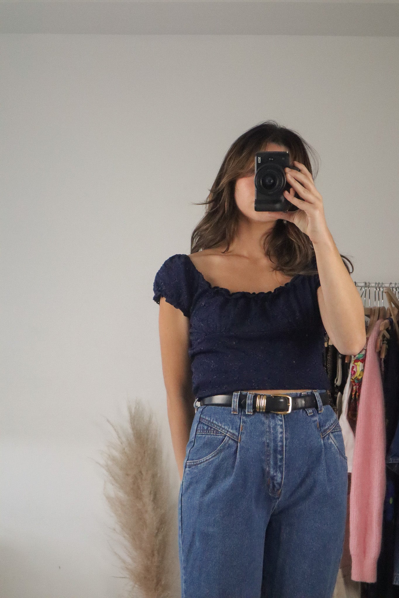 Vintage x Eyelet Blouse (M)