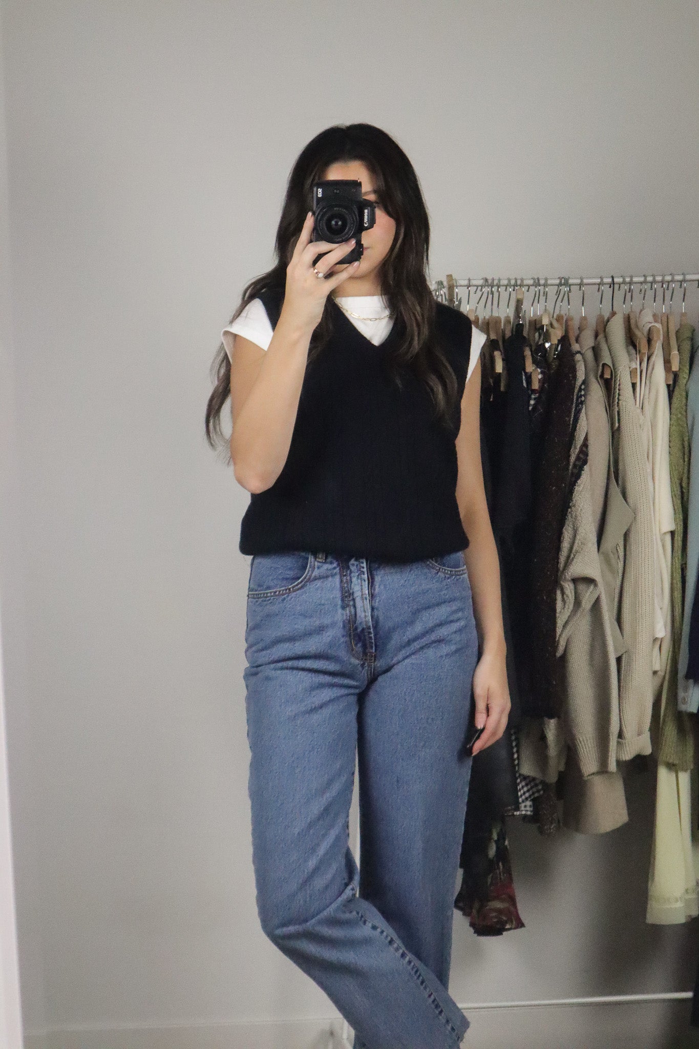 Vintage x Wool Sweater Vest (S)