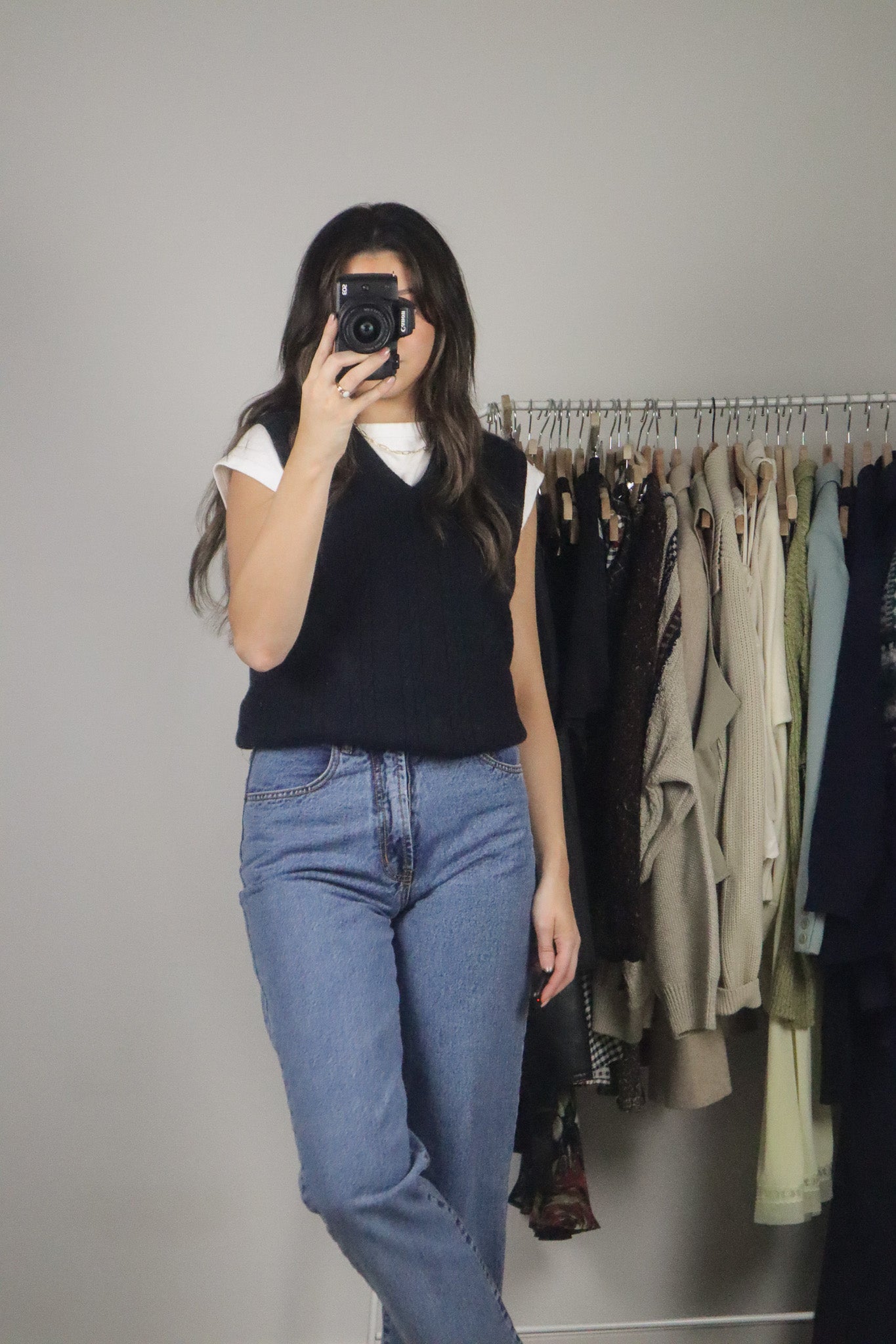 Vintage x Wool Sweater Vest (S)