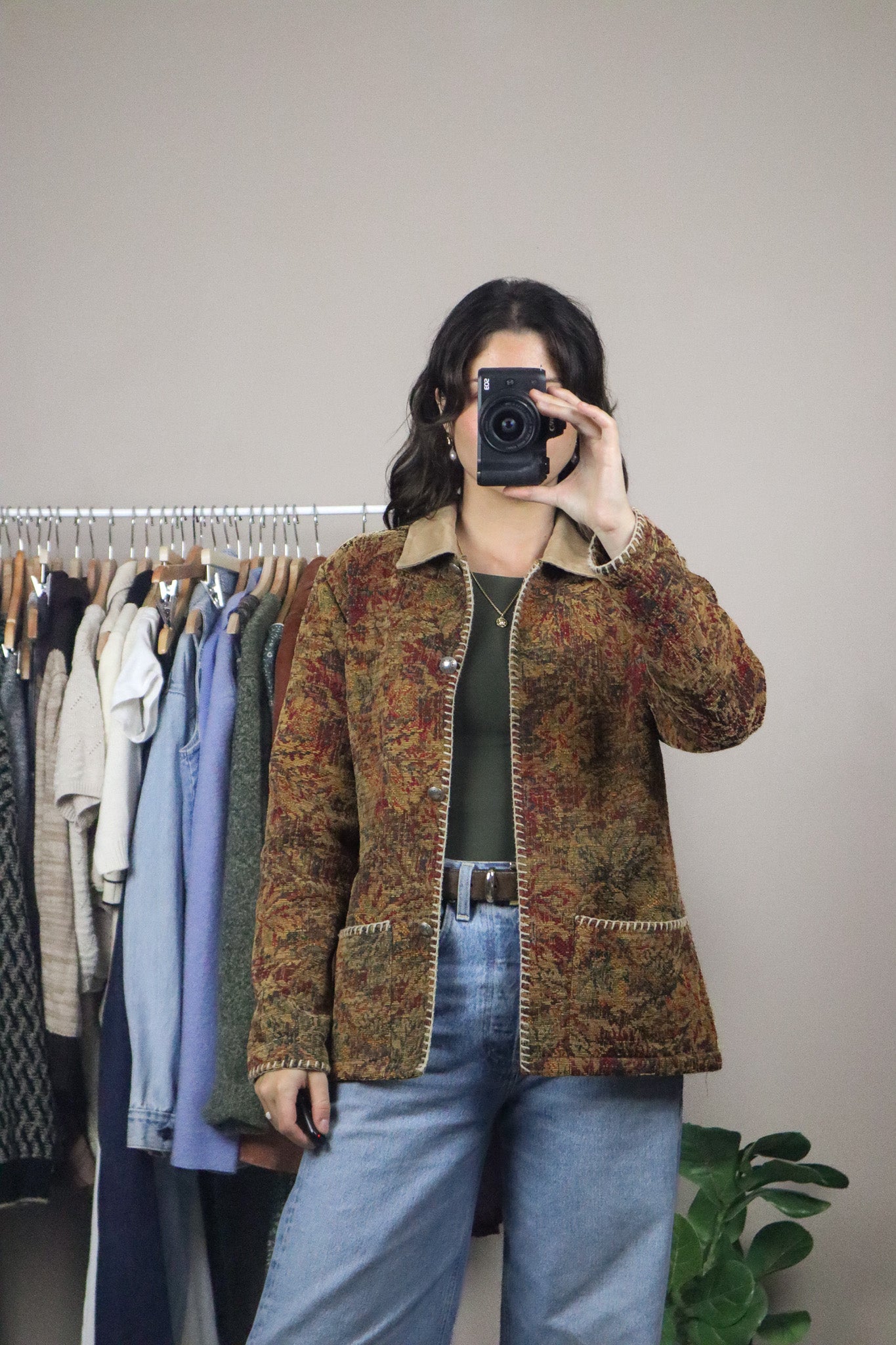 Made in Canada x Vintage x Tapestry Chore Coat (S)
