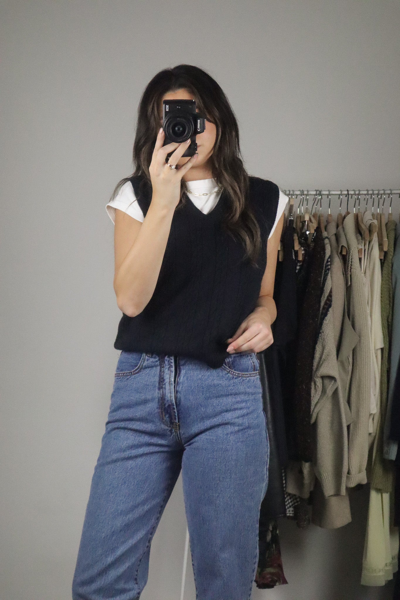 Vintage x Wool Sweater Vest (S)