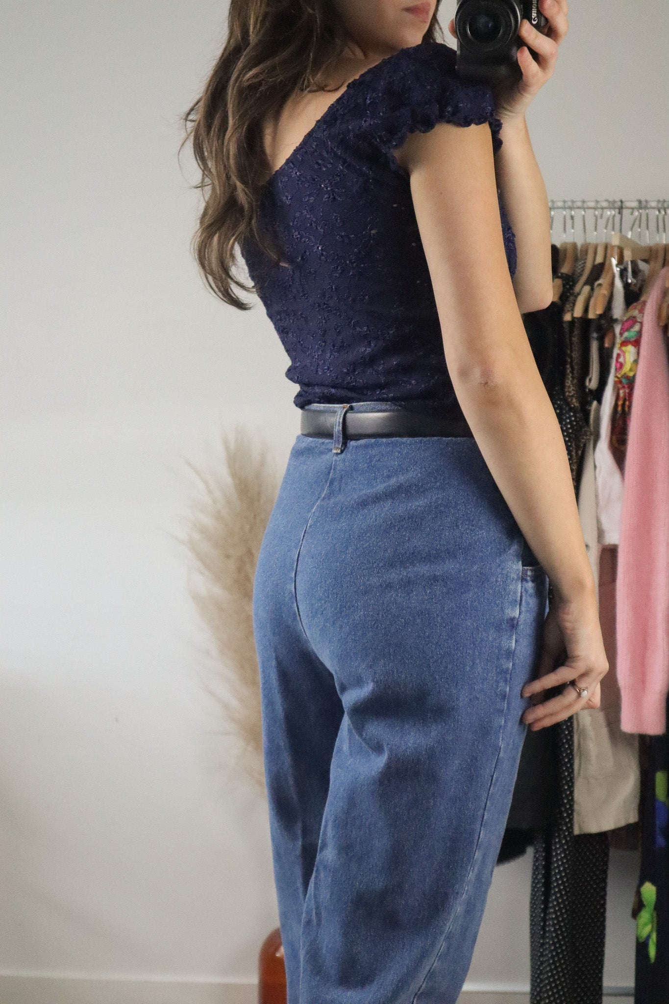 Vintage x Eyelet Blouse (M)