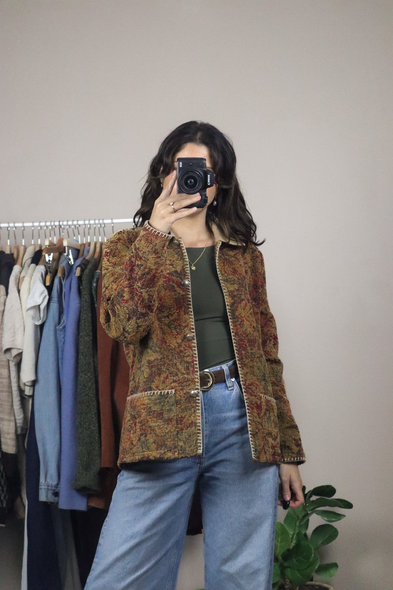 Made in Canada x Vintage x Tapestry Chore Coat (S)