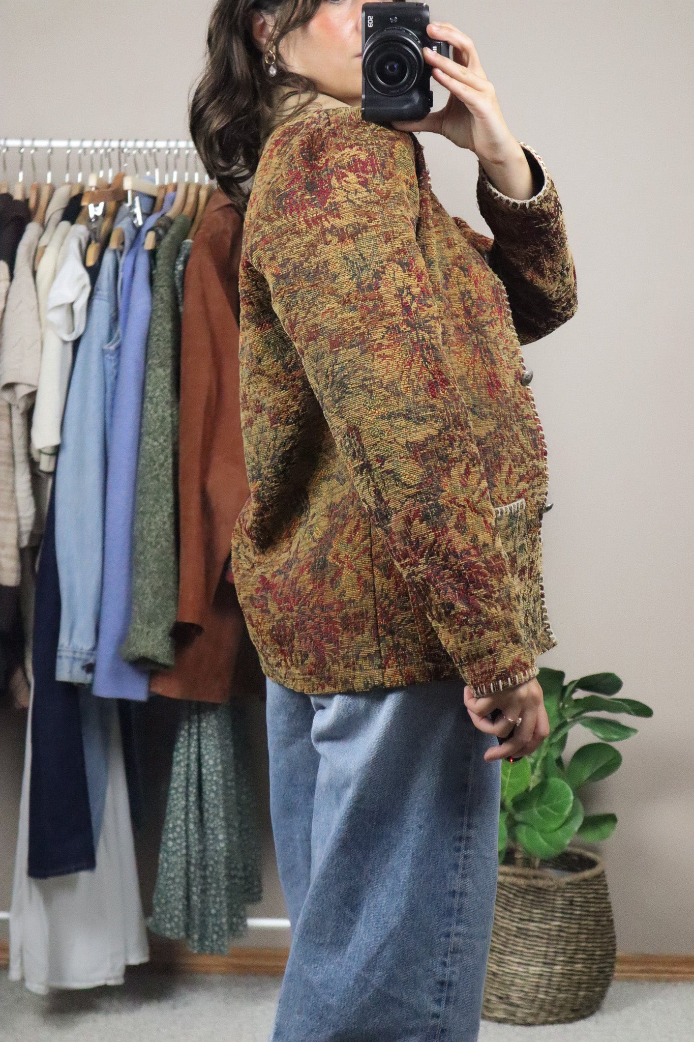 Made in Canada x Vintage x Tapestry Chore Coat (S)