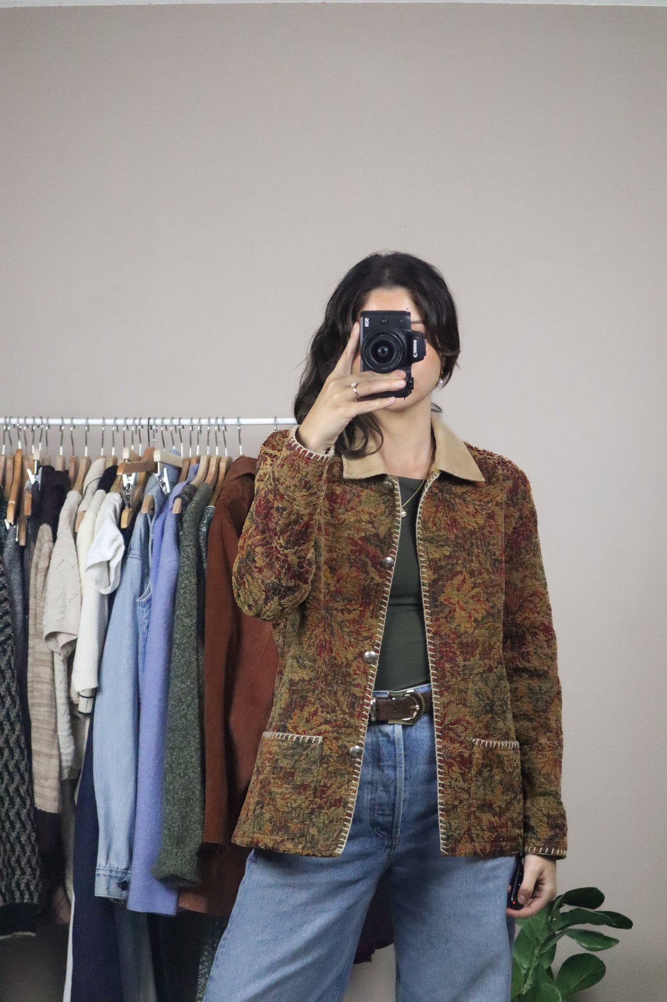 Made in Canada x Vintage x Tapestry Chore Coat (S)