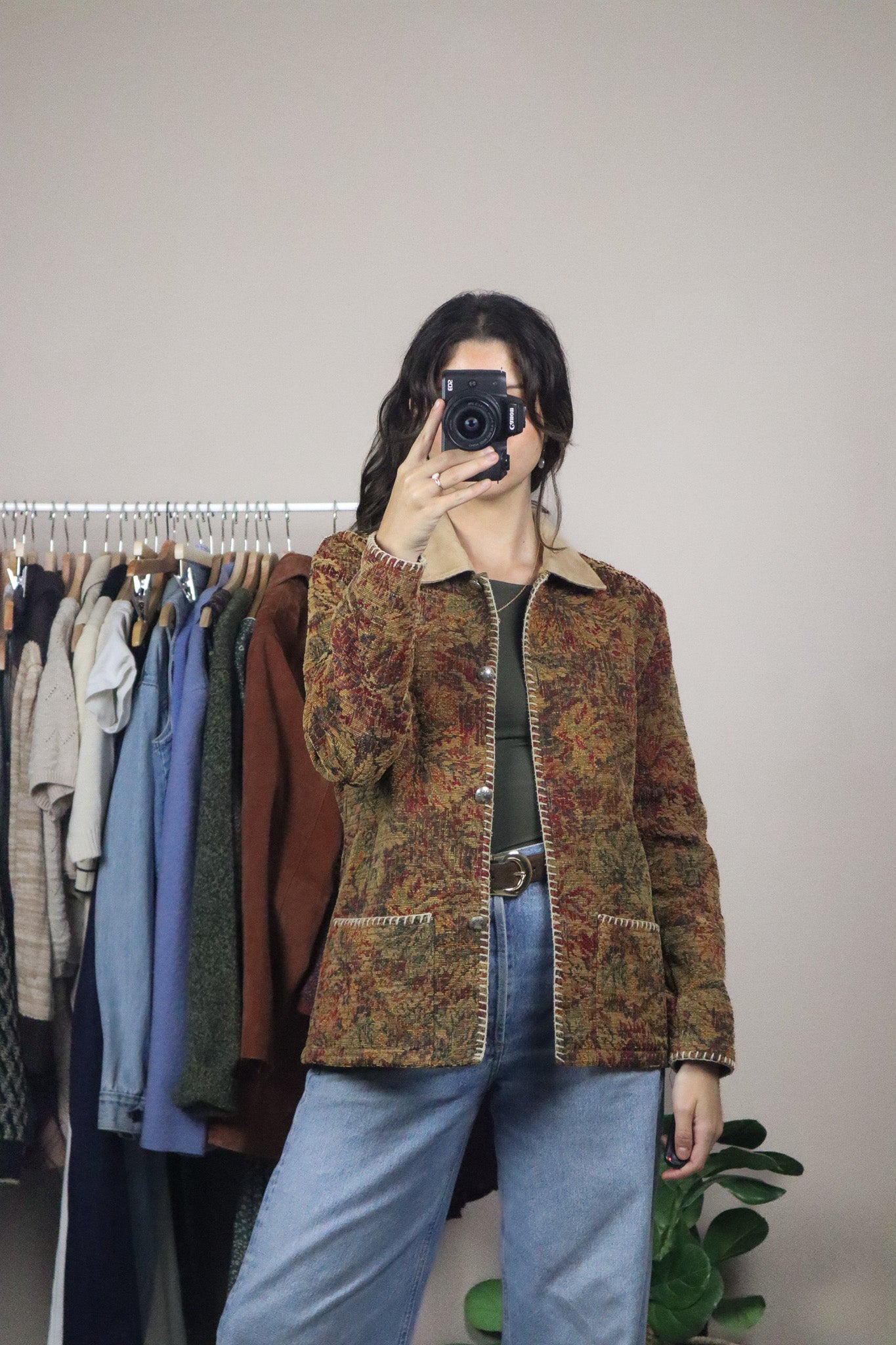 Made in Canada x Vintage x Tapestry Chore Coat (S)