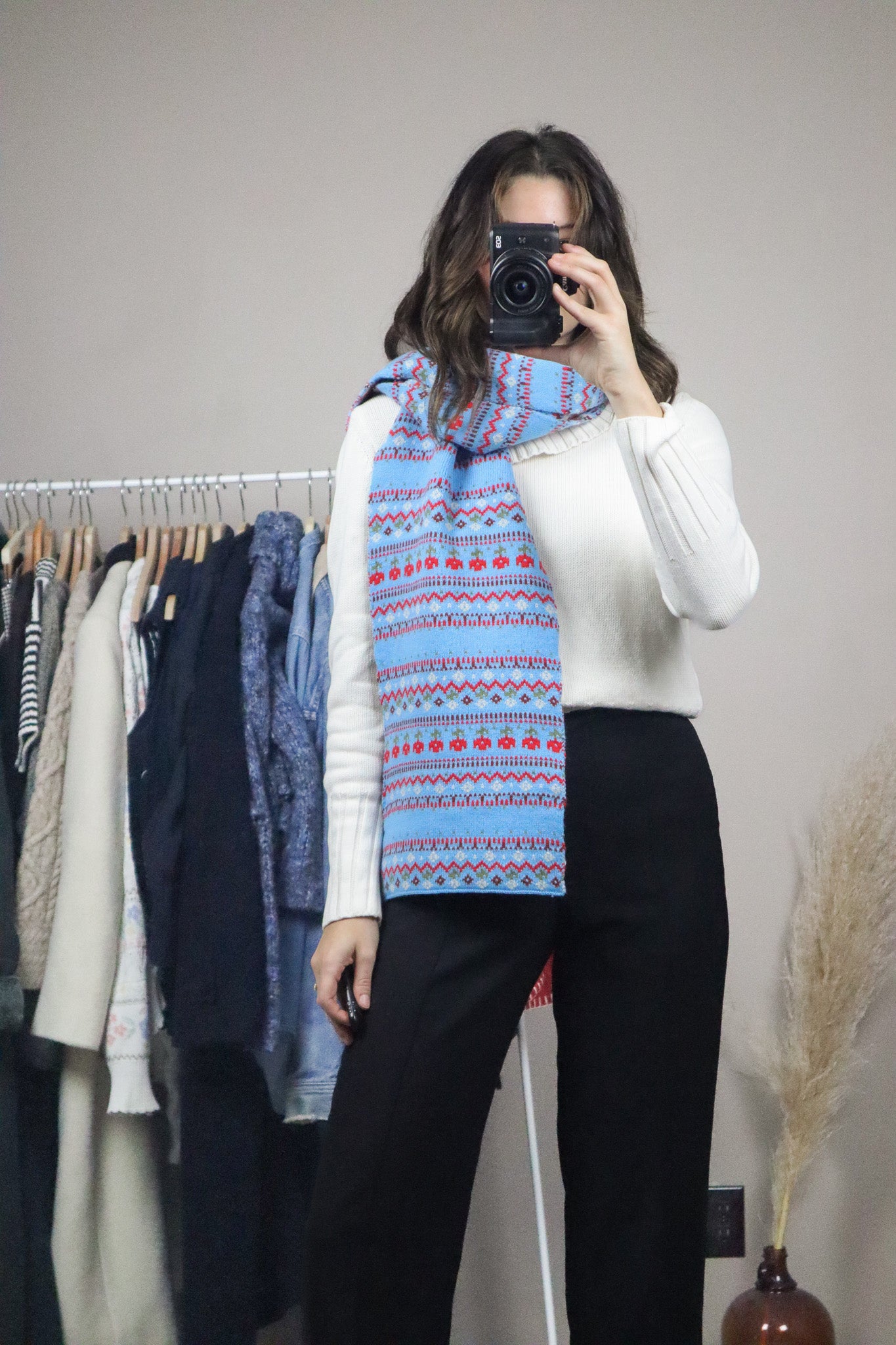 Modern x Levi's Flower Patterned Scarf