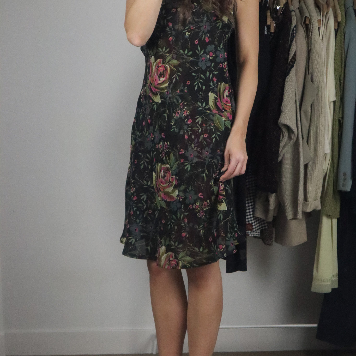 Vintage x Reversible Floral Dress (S)