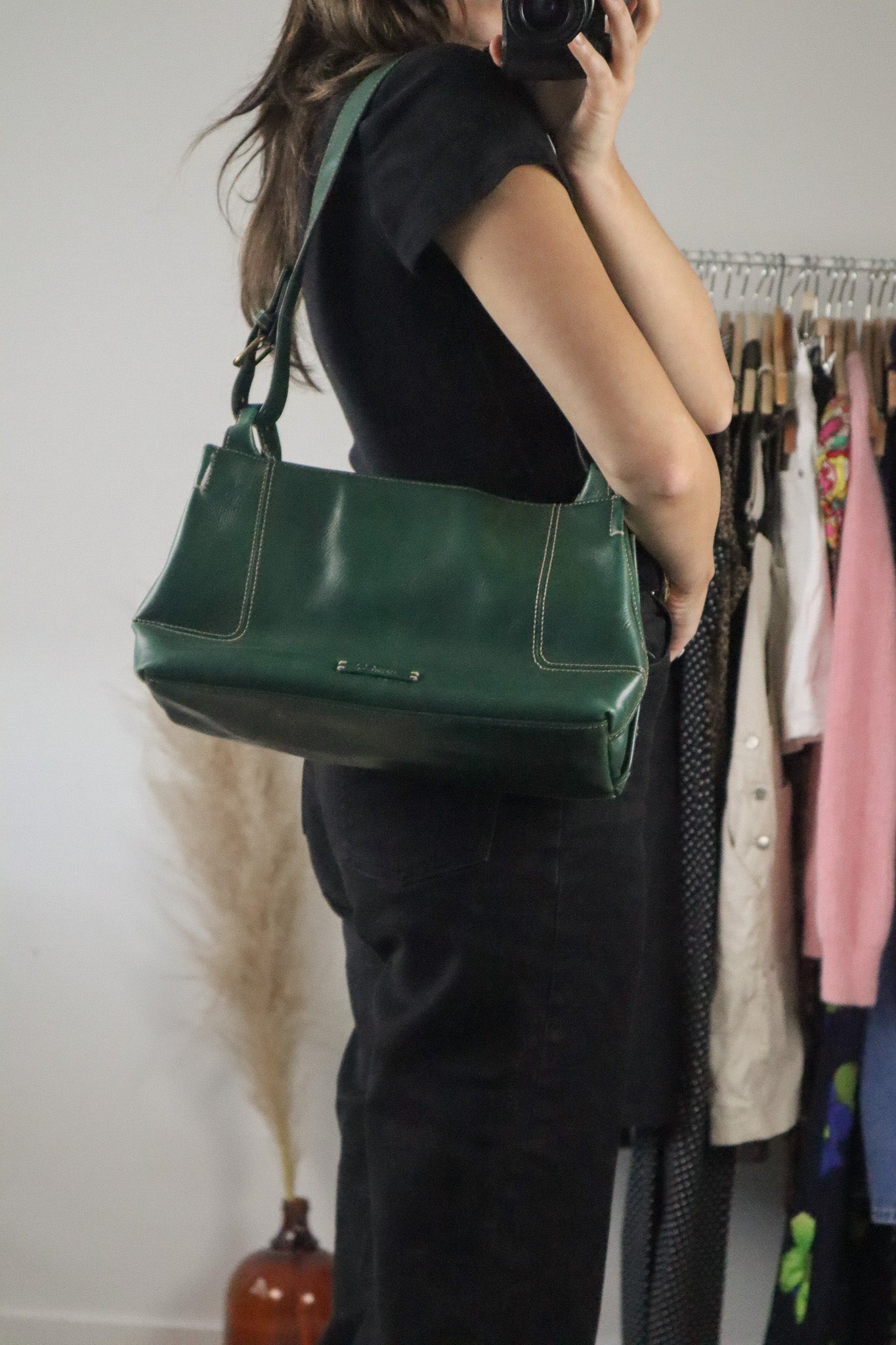 Vintage x Faux Leather Purse