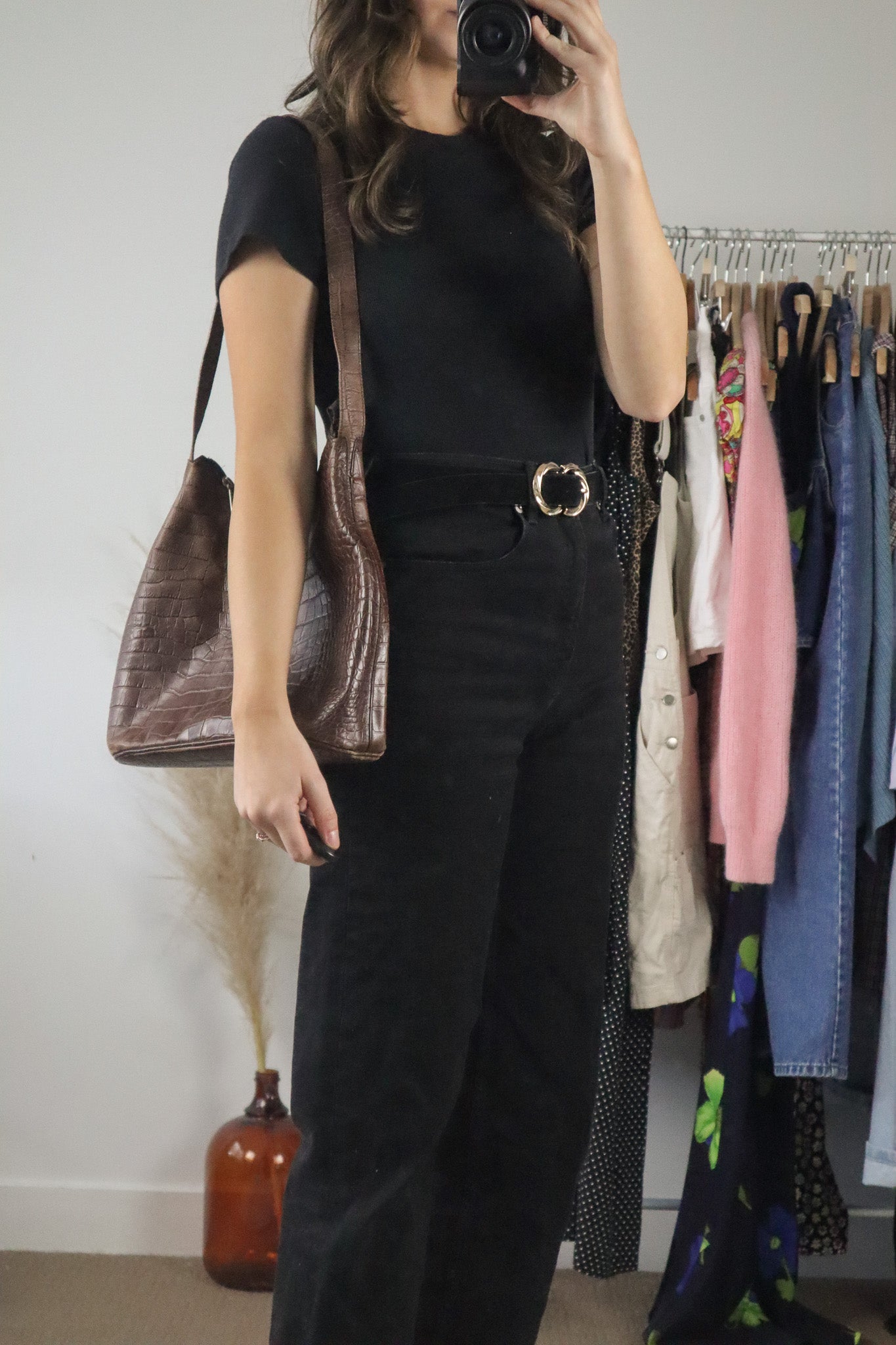 Made in Italy x Vintage x Leather Textured Purse