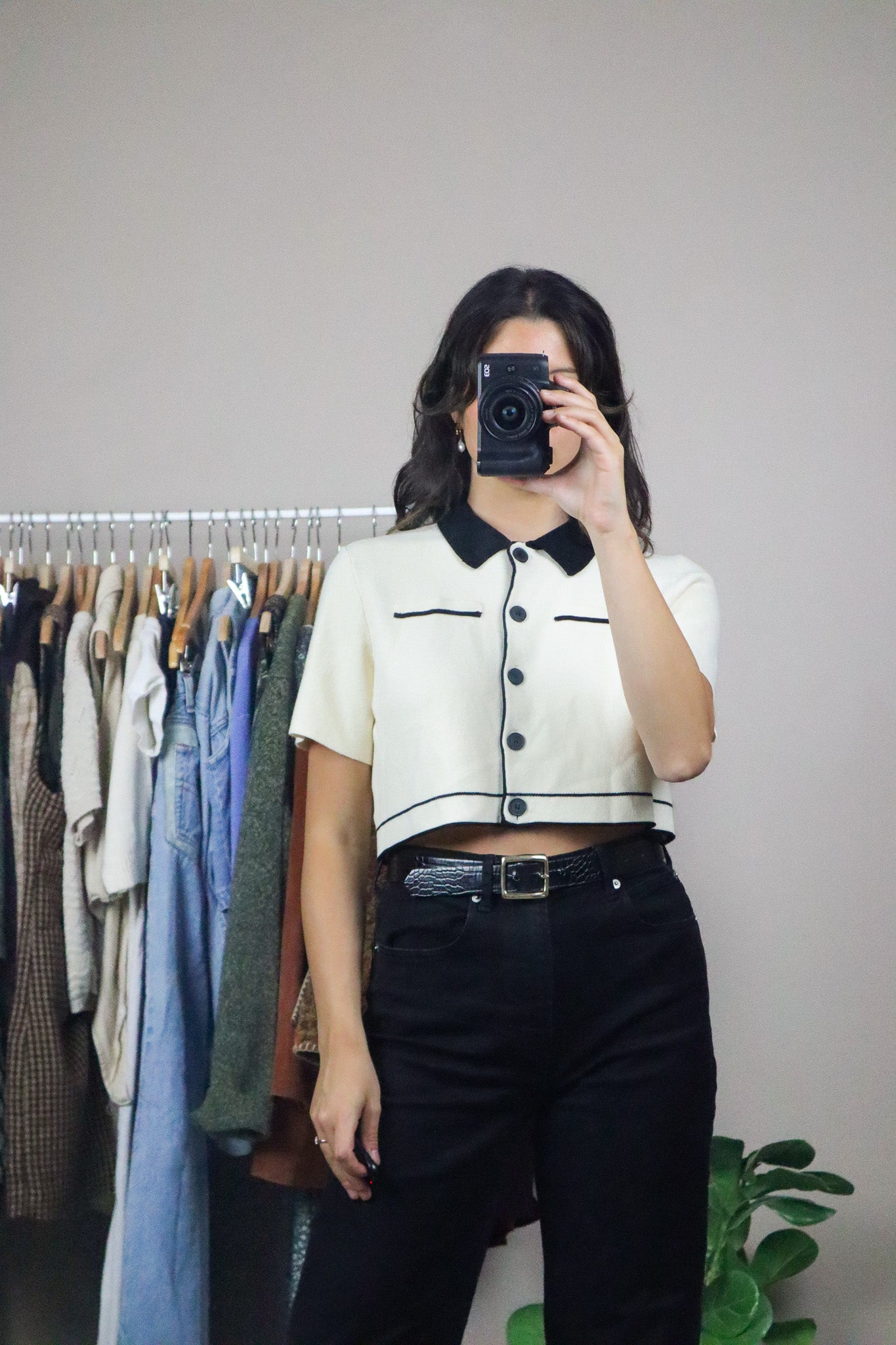 Modern x Cropped Blouse (S)