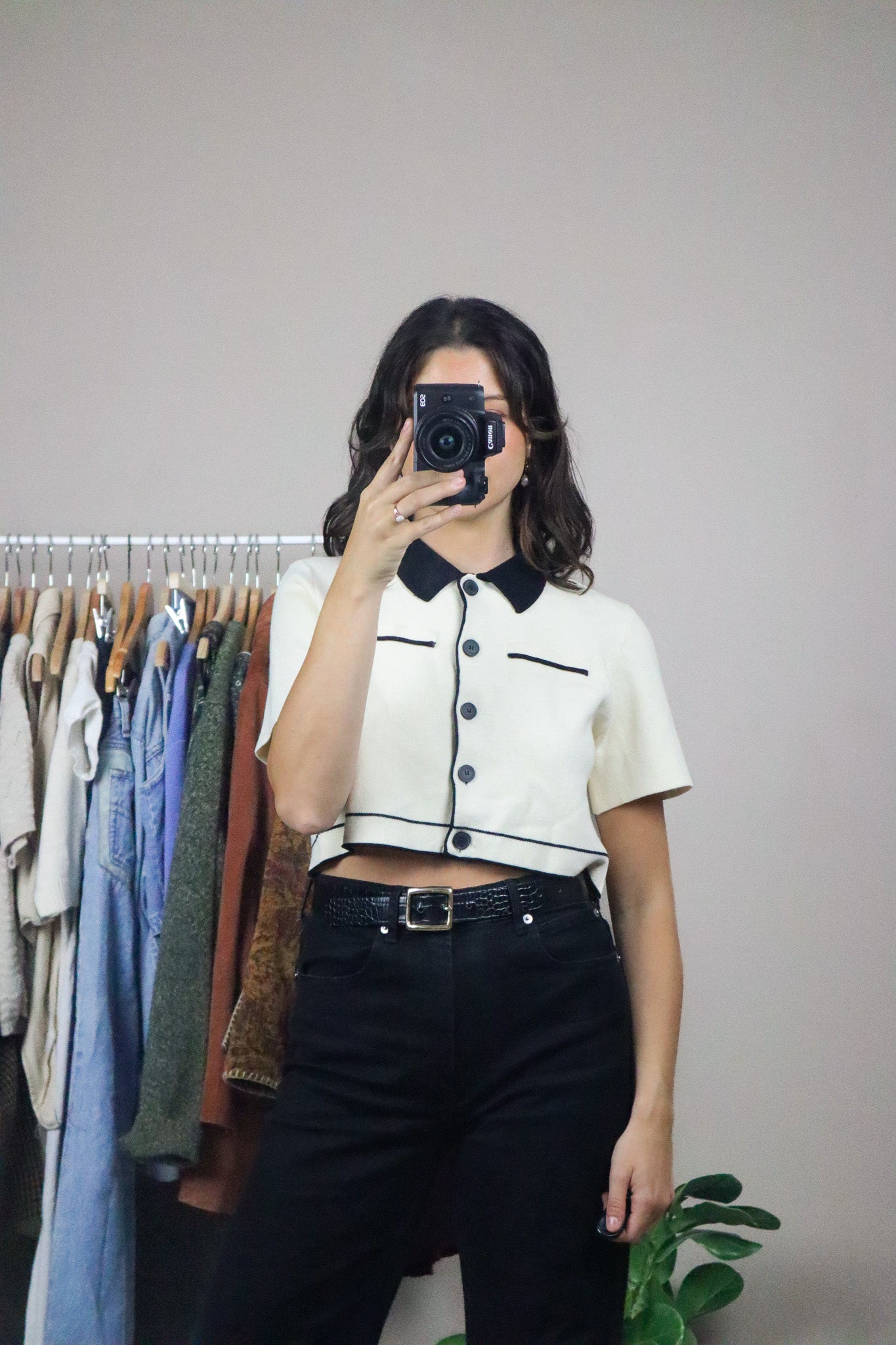 Modern x Cropped Blouse (S)