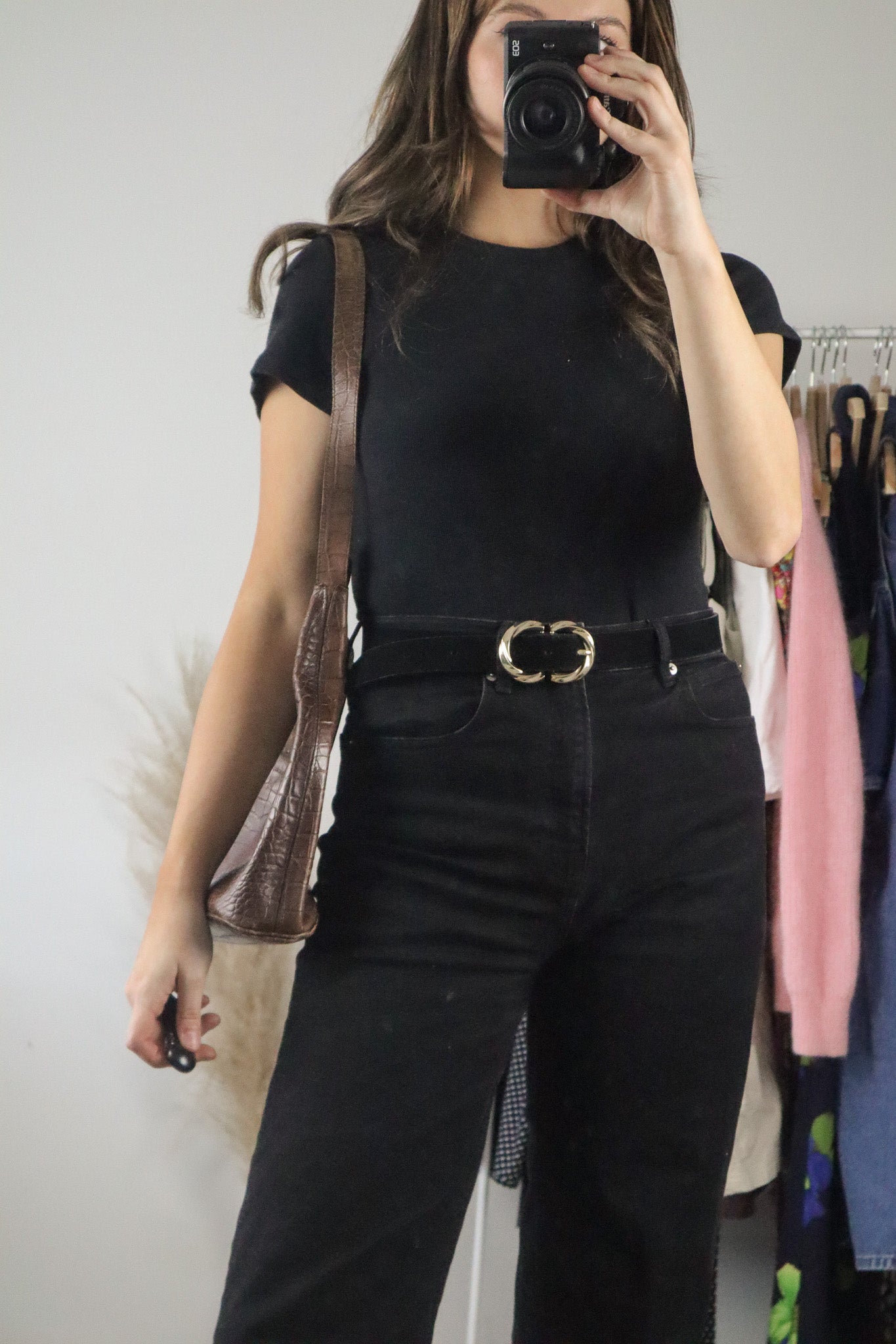 Made in Italy x Vintage x Leather Textured Purse