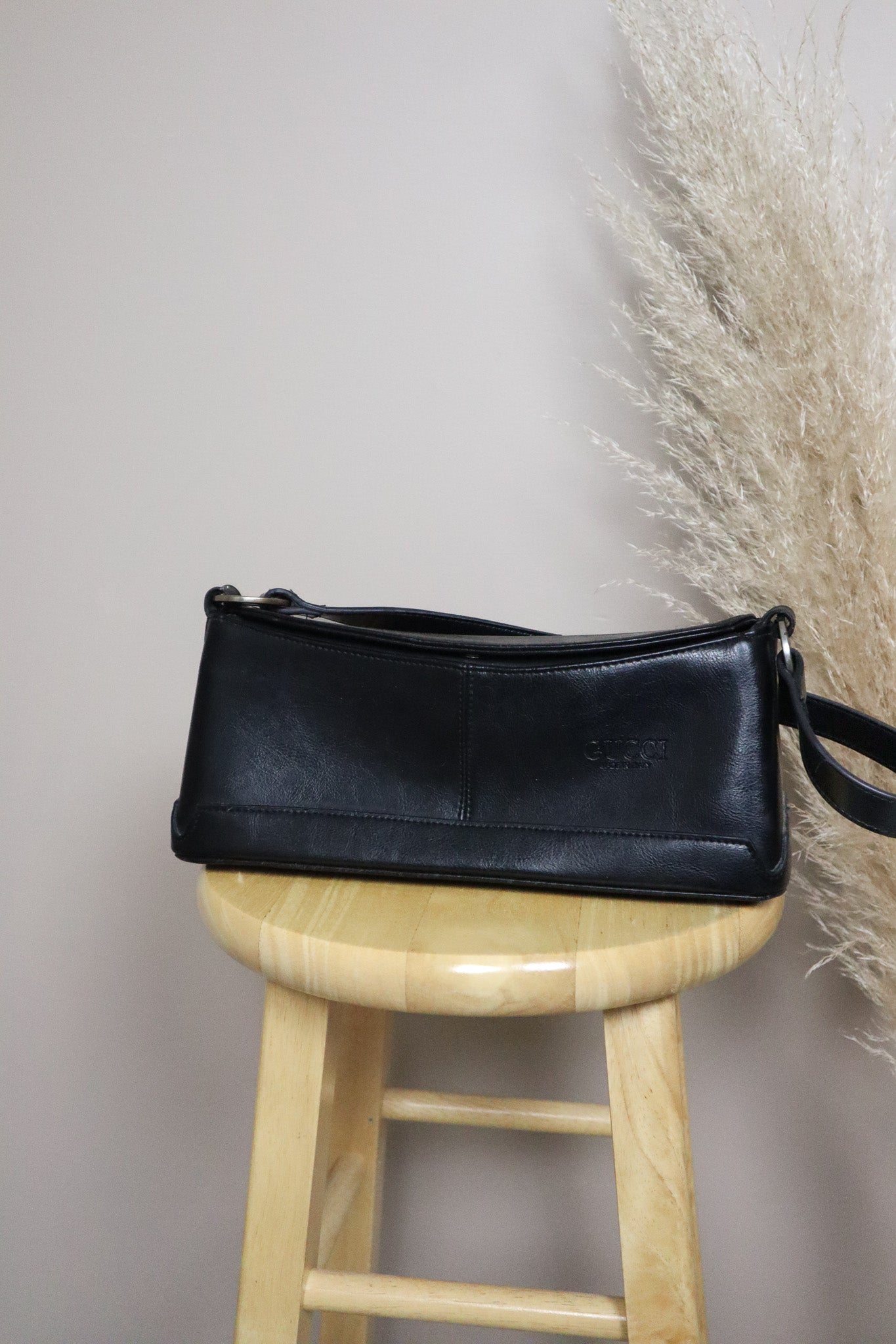 Vintage x 'Gucci' Fuax Leather Purse