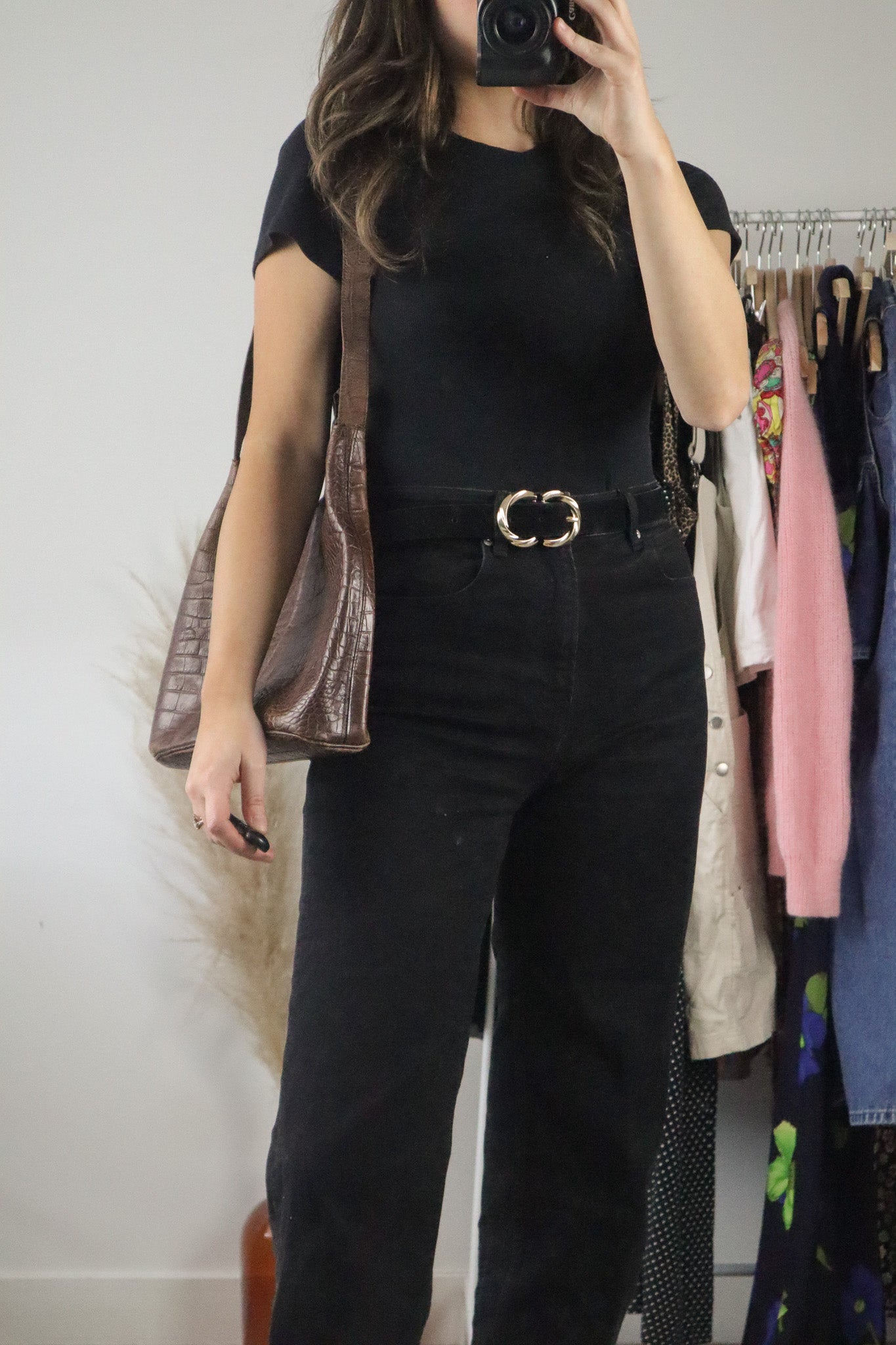 Made in Italy x Vintage x Leather Textured Purse
