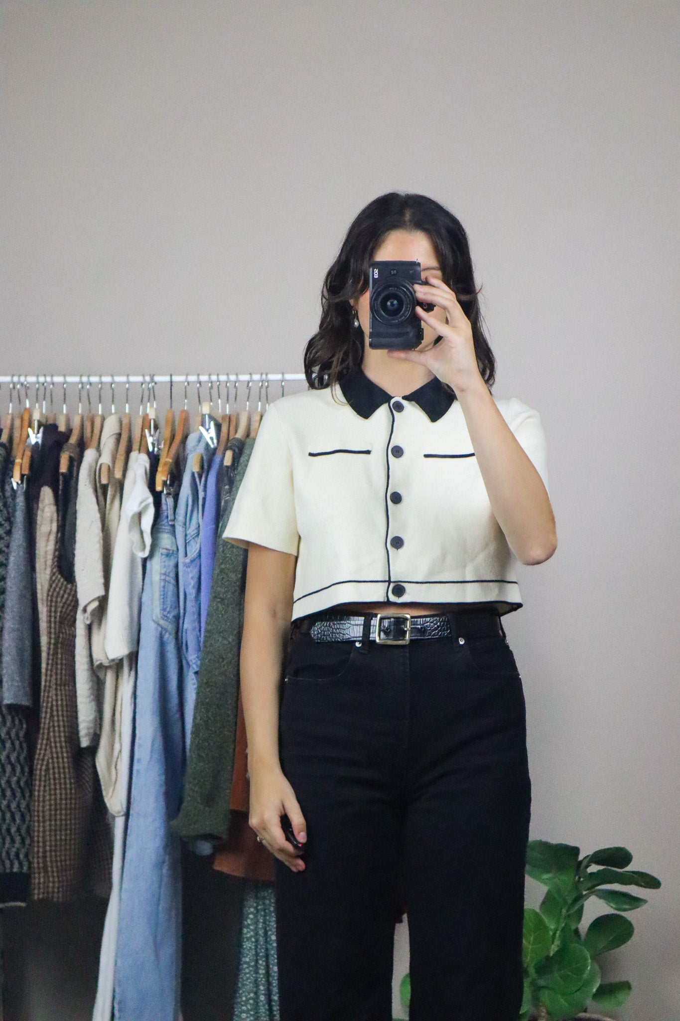 Modern x Cropped Blouse (S)