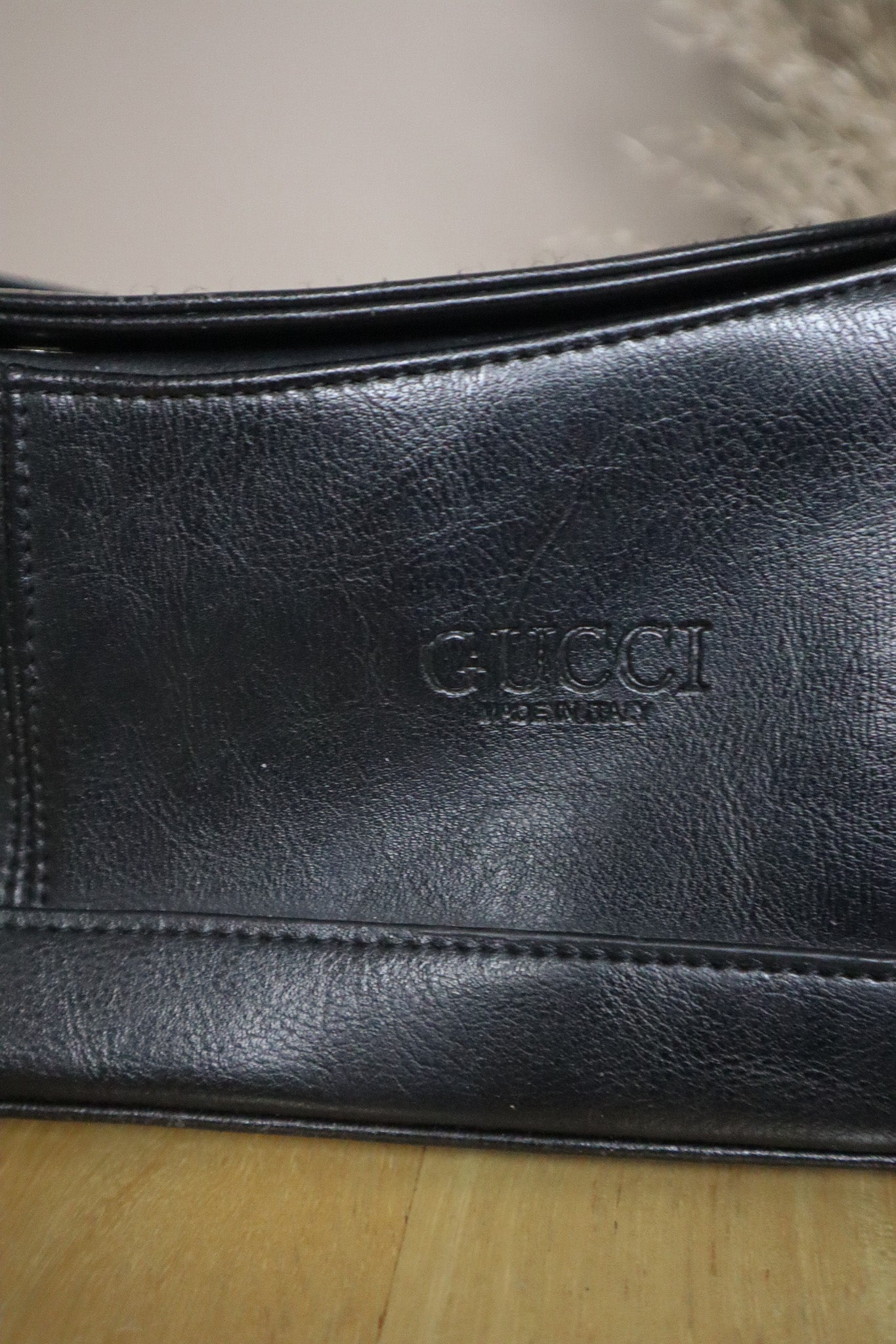 Vintage x 'Gucci' Fuax Leather Purse