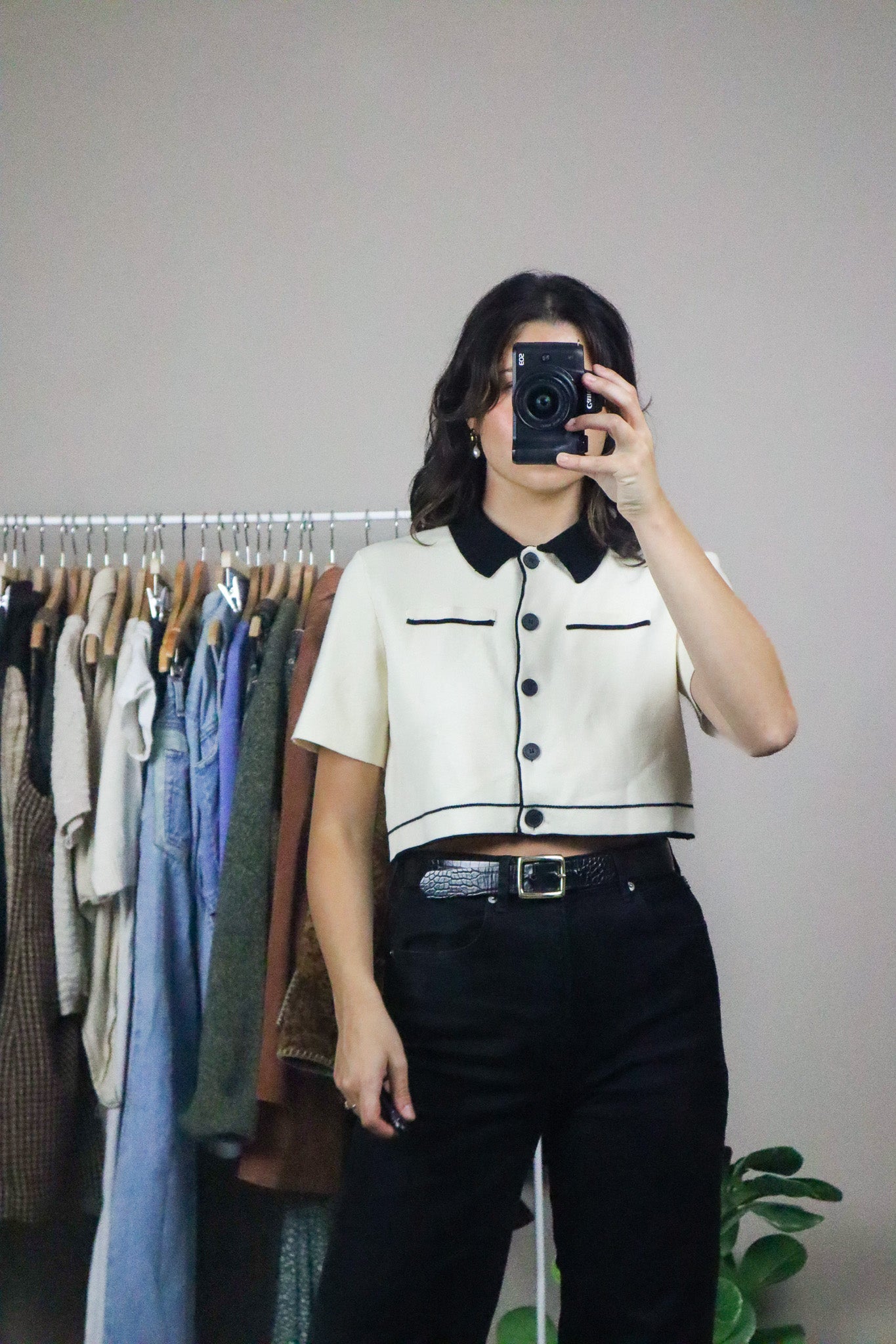Modern x Cropped Blouse (S)