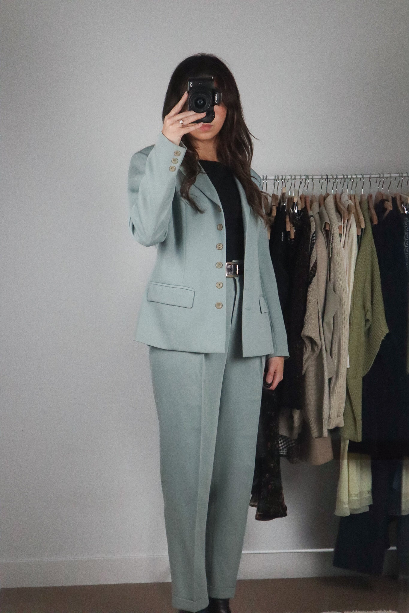 Made in France x Vintage x Wool Blend Two Piece Set (4)