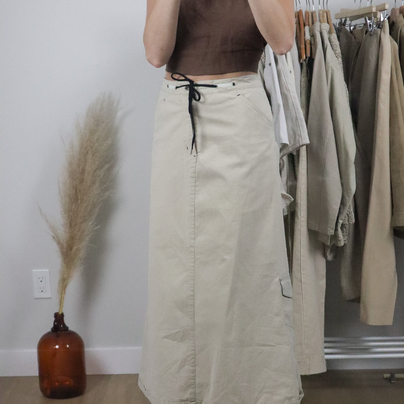 Vintage x Cargo Maxi Skirt (12/14)