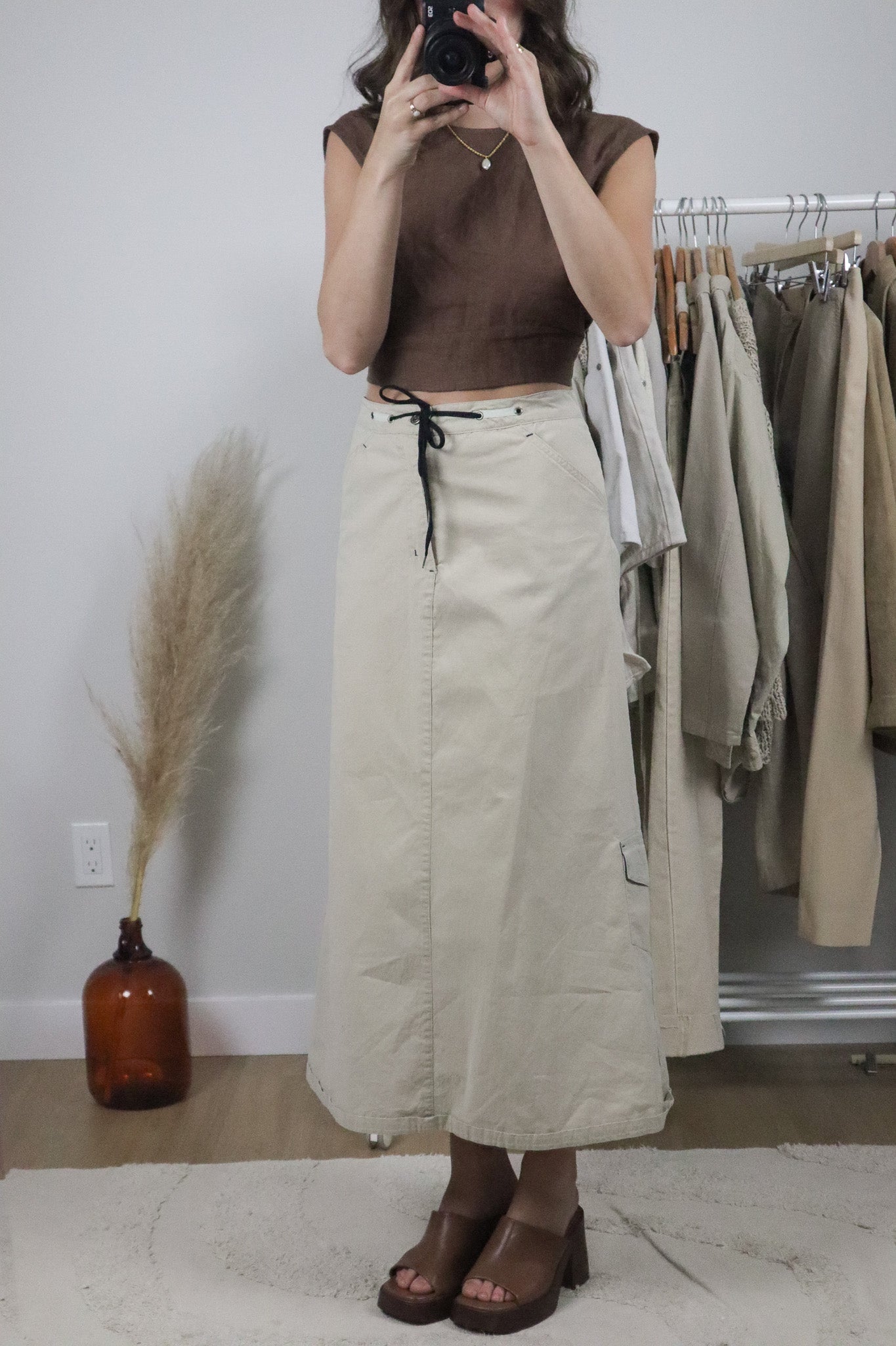 Vintage x Cargo Maxi Skirt (12/14)