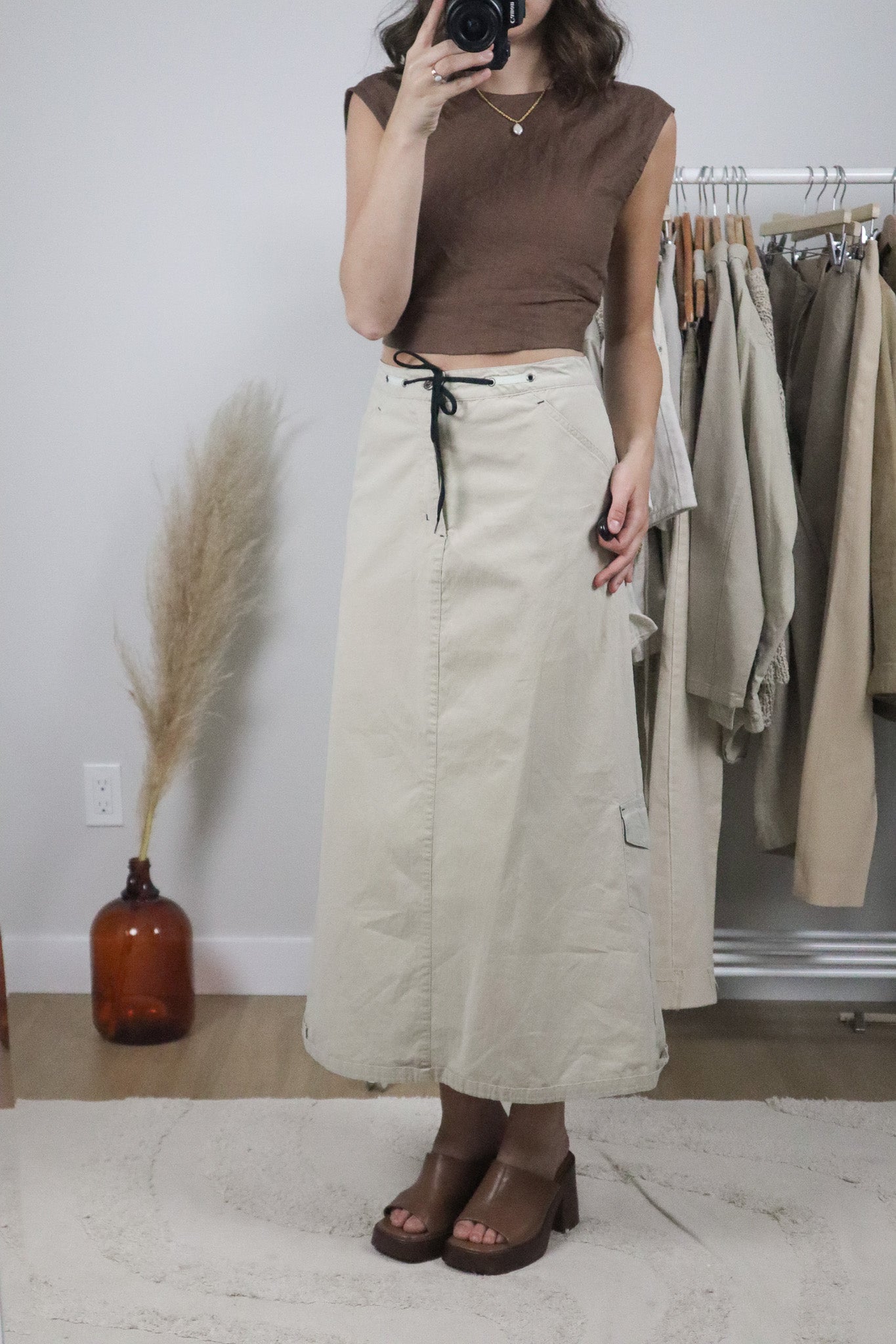 Vintage x Cargo Maxi Skirt (12/14)